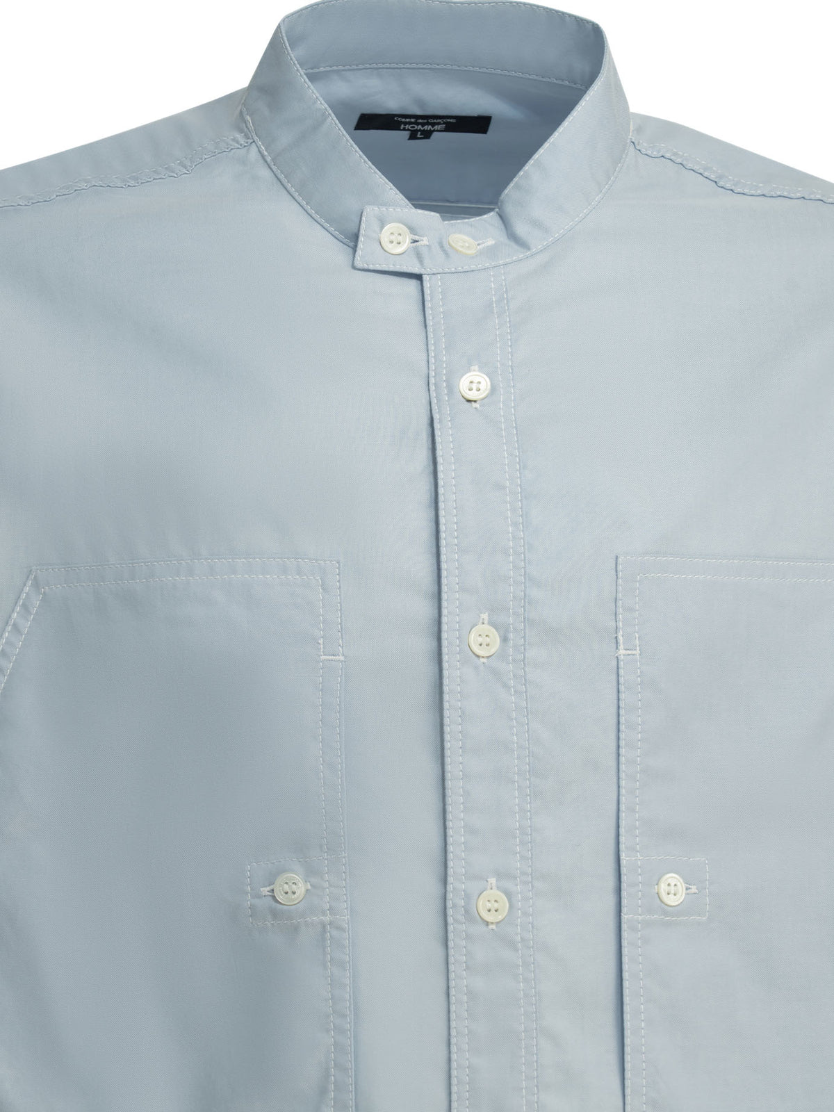 Comme des Garçons HOMME Casual shirt with patch pockets - Light Blue