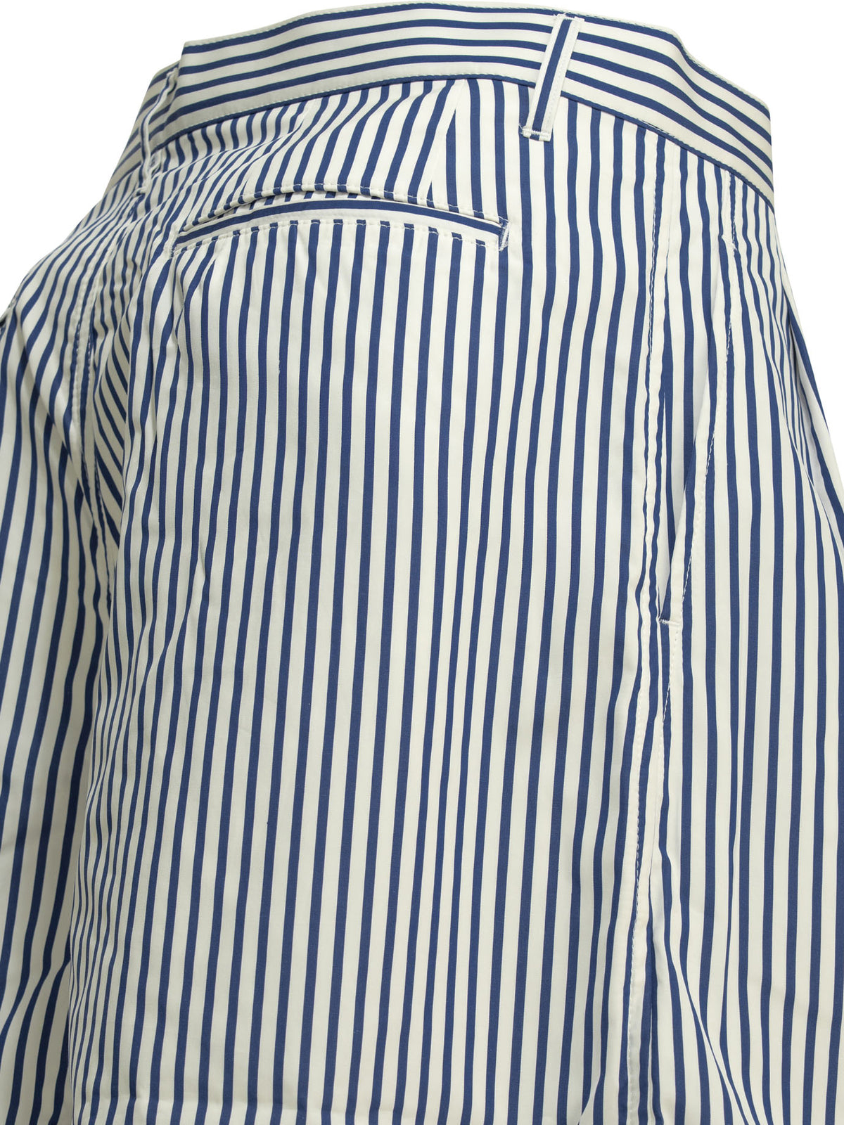 Comme des Garçons SHIRT Formal striped shorts - White
