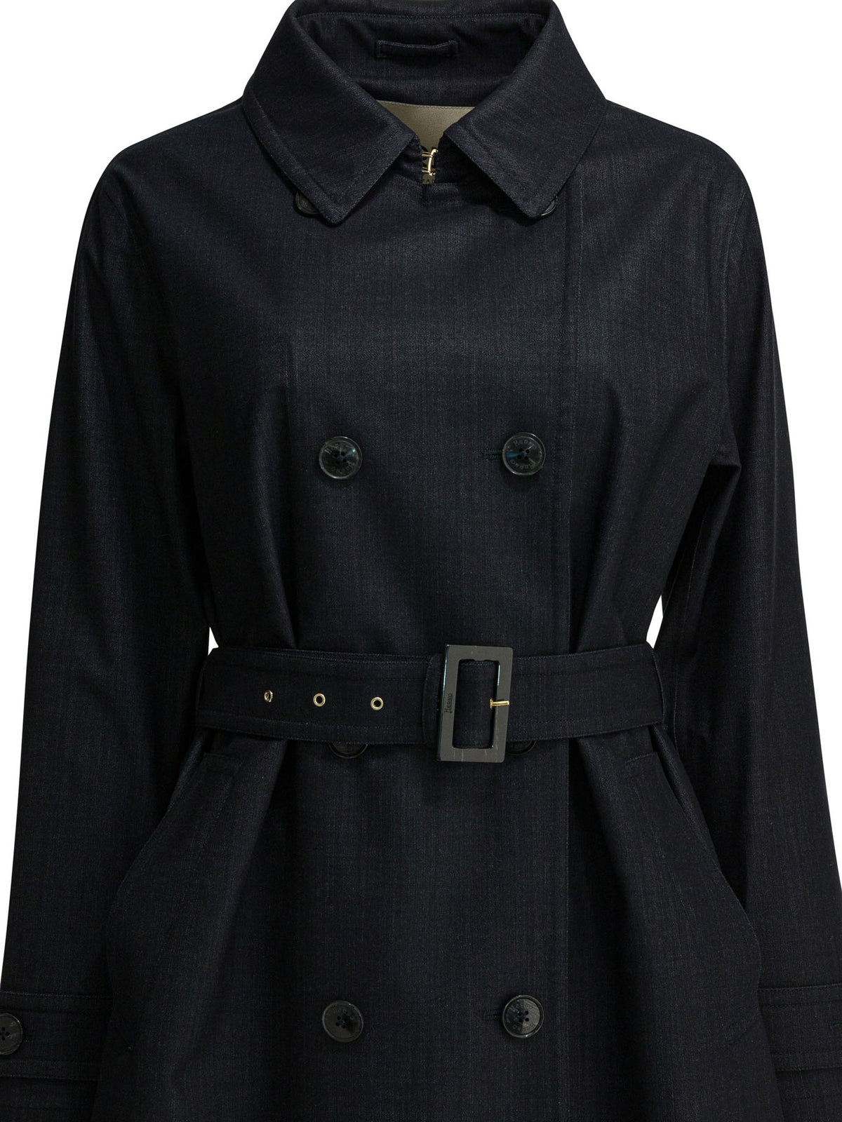 Herno Trench coat with belt - Blue
