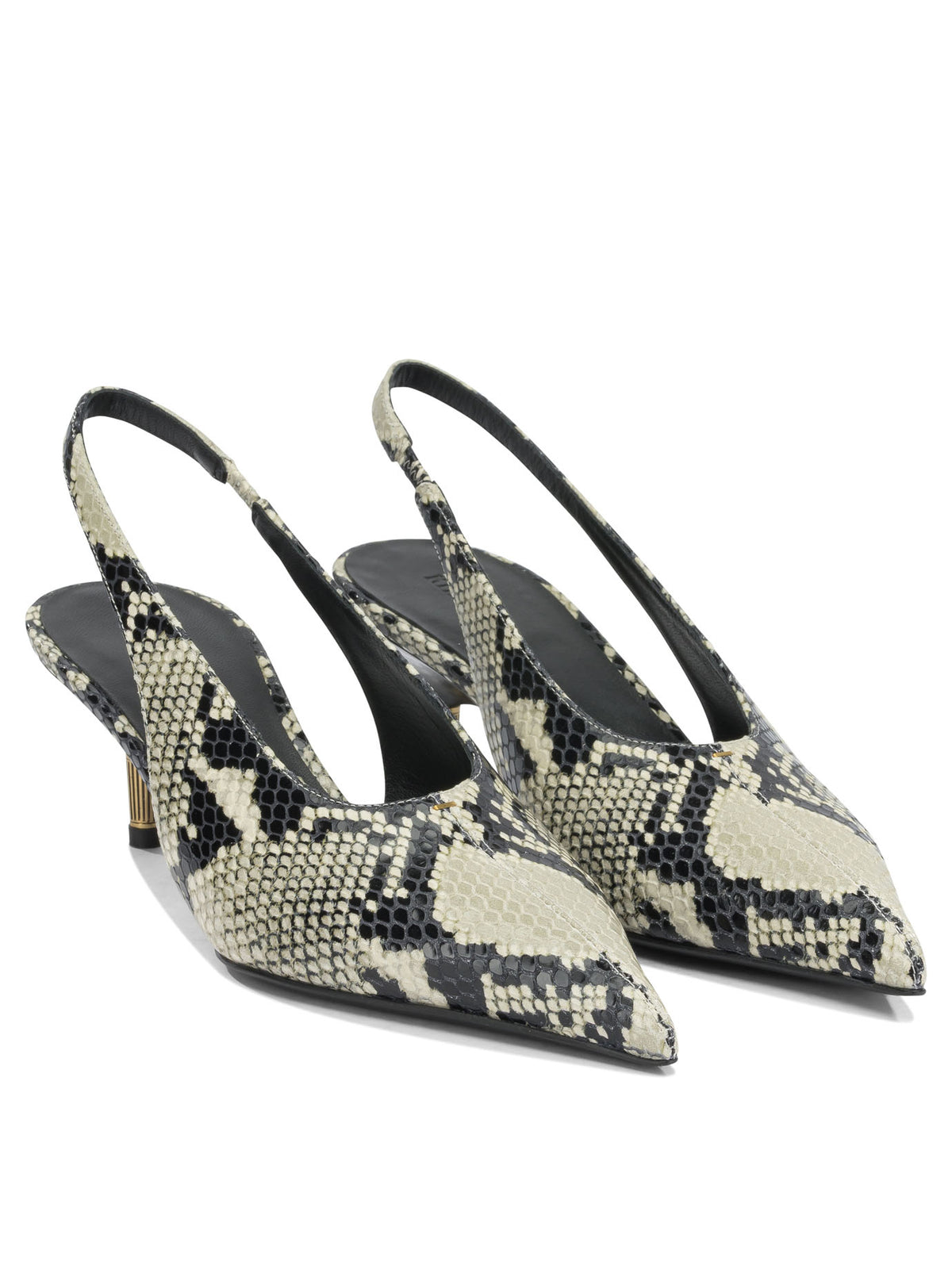 Khaite "Bella 55MM" Slingback - Beige