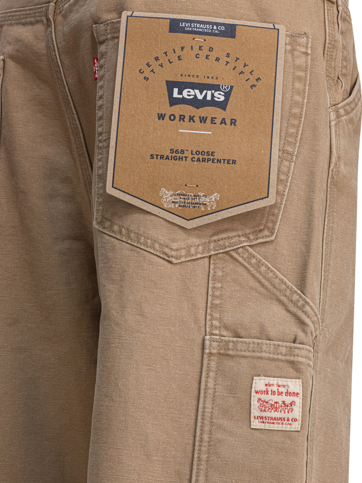 Levi's "568™ Loose Carpenter" Pants - Beige