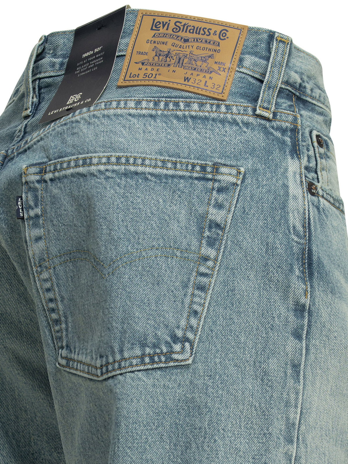 Levi's "501® 80s" Straight-leg jeans - Light Blue