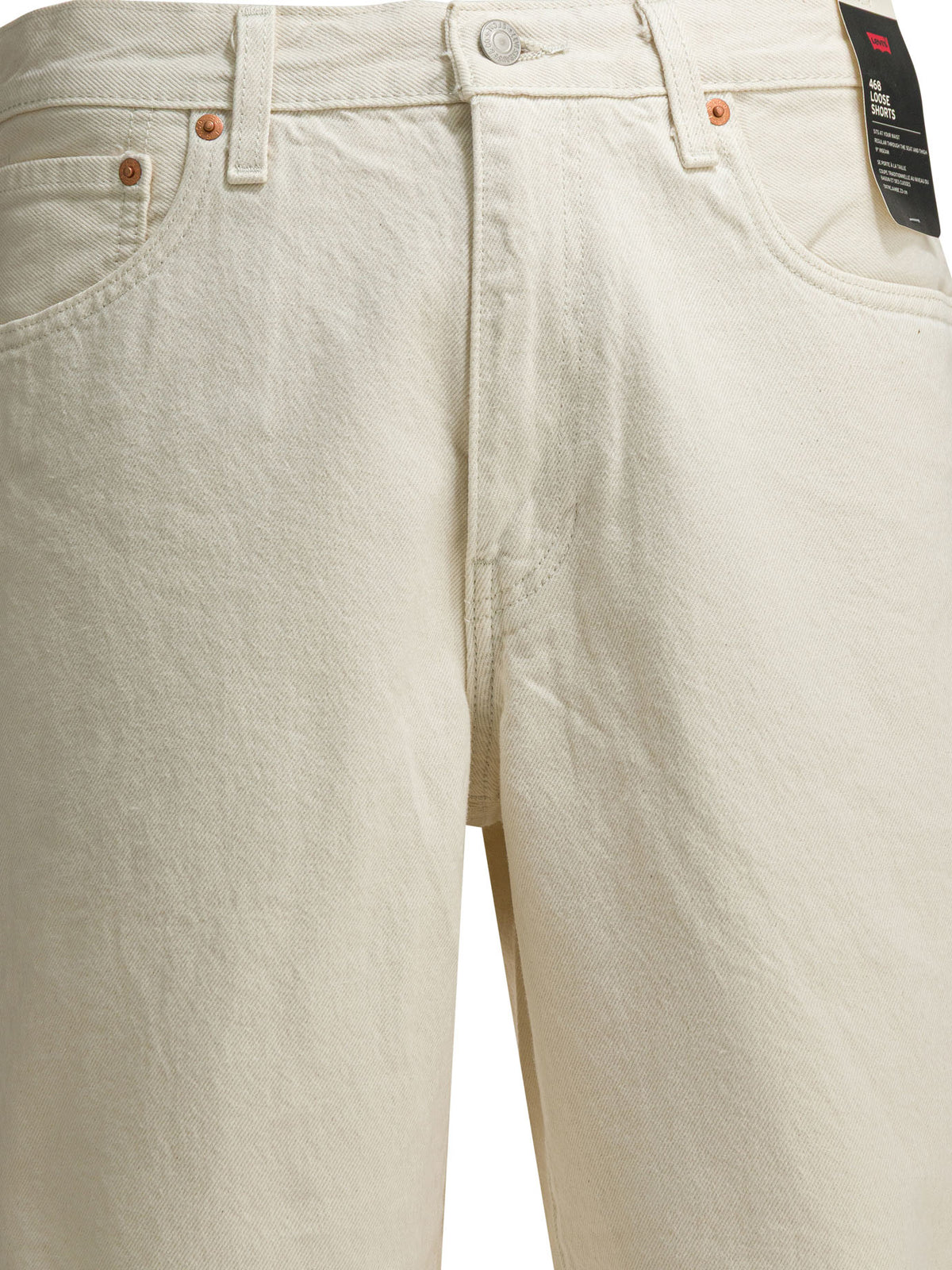 Levi's "468 Stay Loose" Five-pocket shorts - White