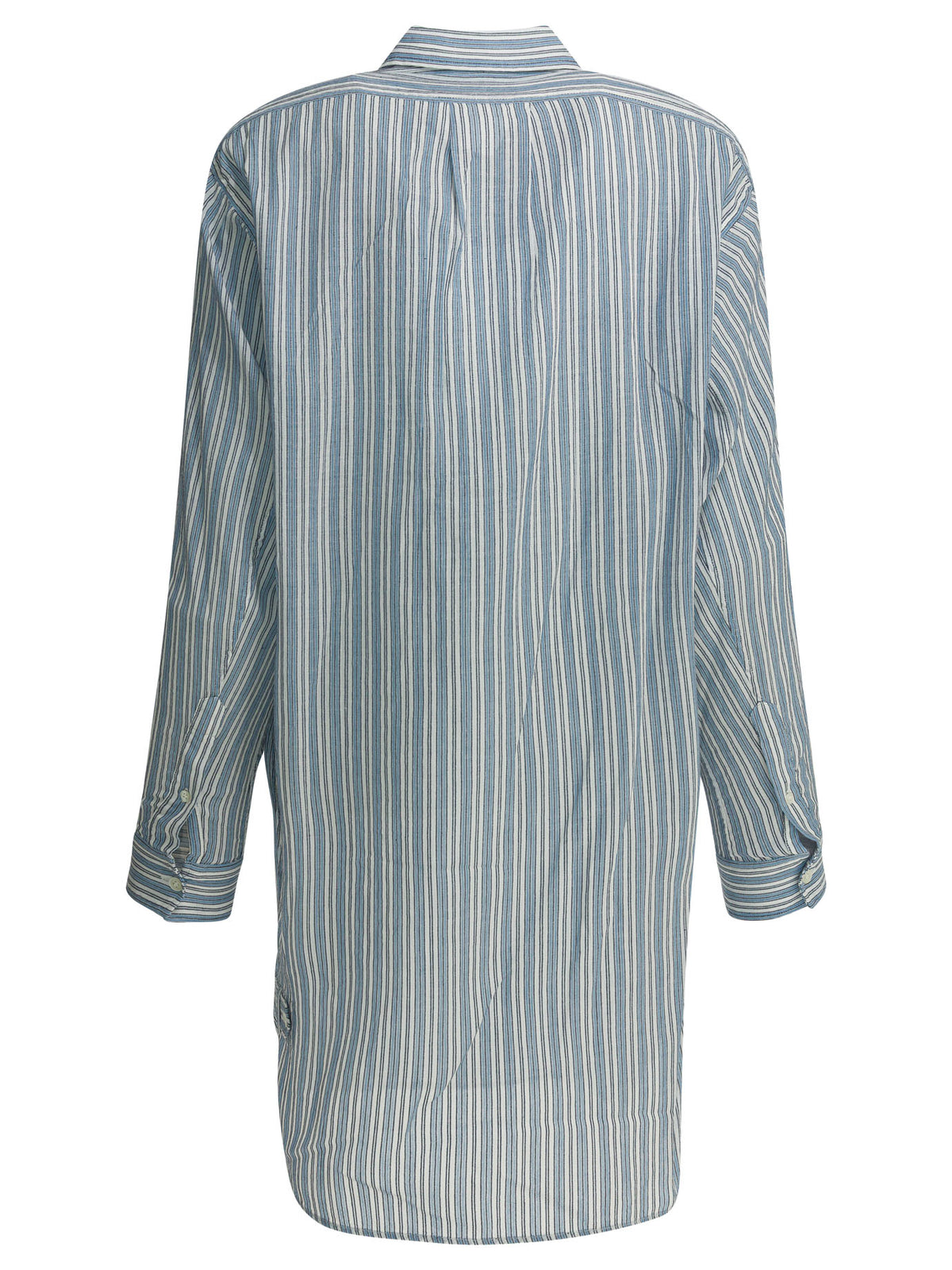Marant Étoile Striped chemisier dress - Blue