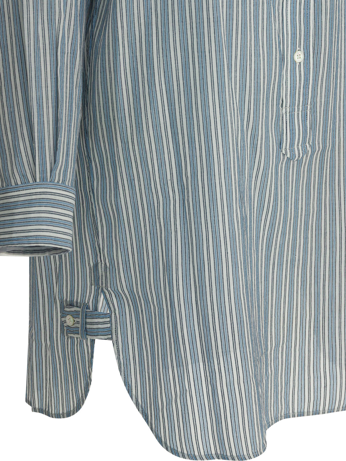 Marant Étoile Striped chemisier dress - Blue