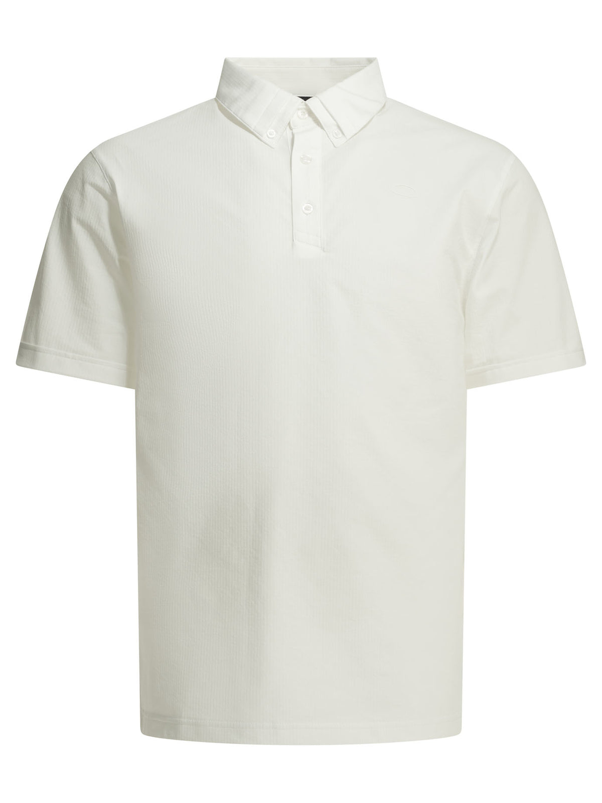 Oakley "O-Synk Pack Seersucker 2.0" Polo shirt with buttons - White