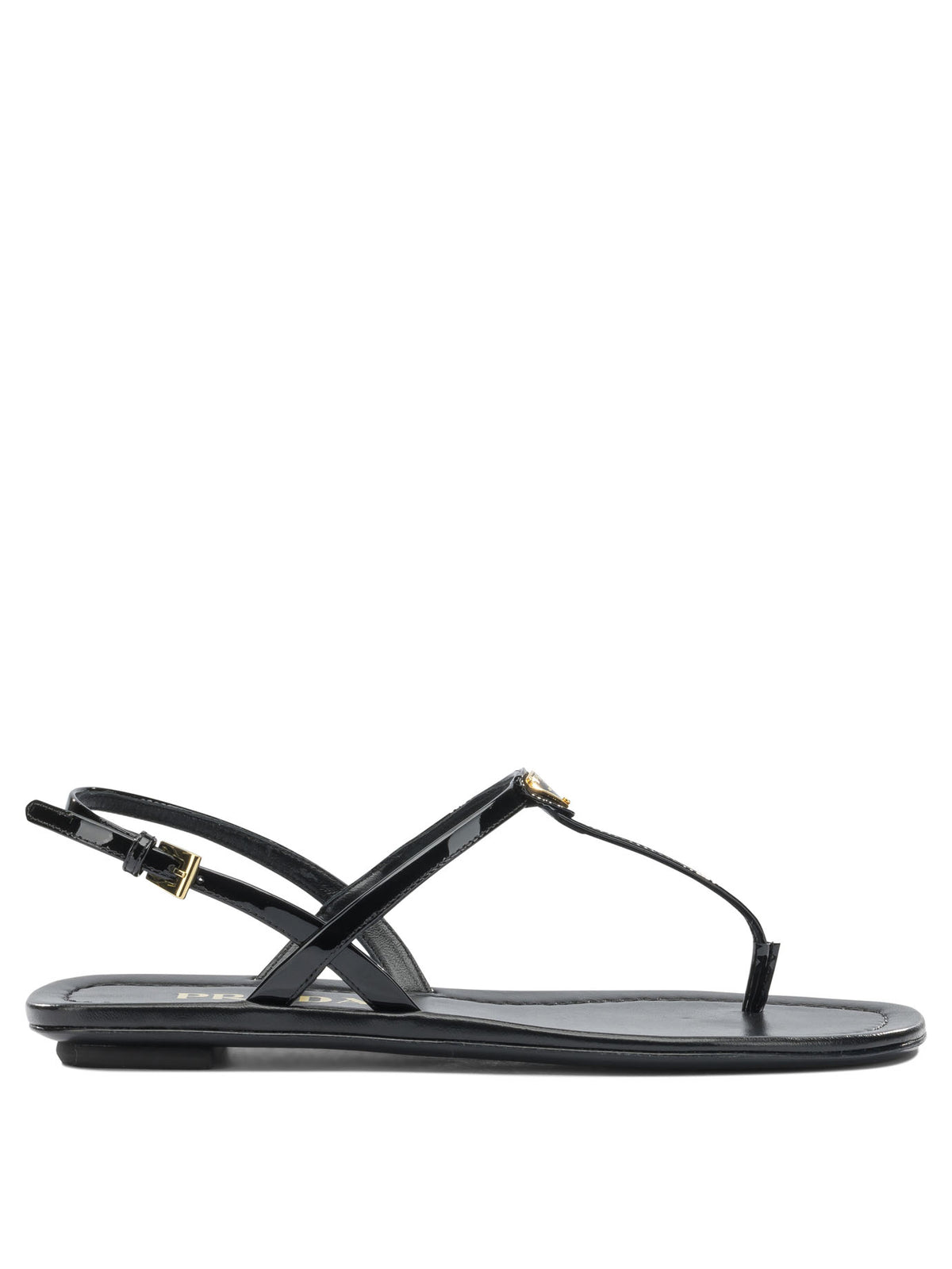 Prada Patent leather thong sandals - Black