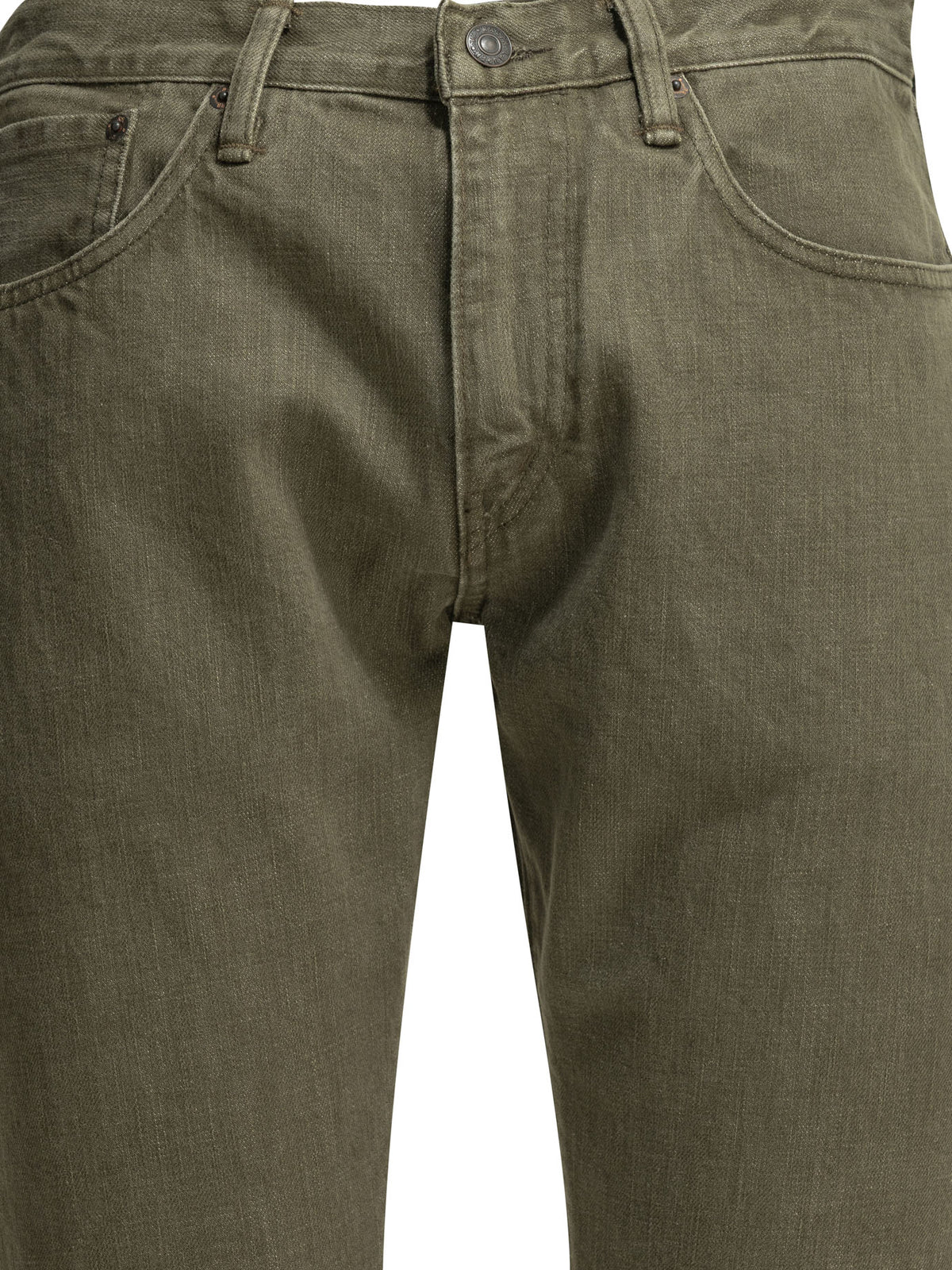 RRL "Olive" Straight-leg jeans - Green