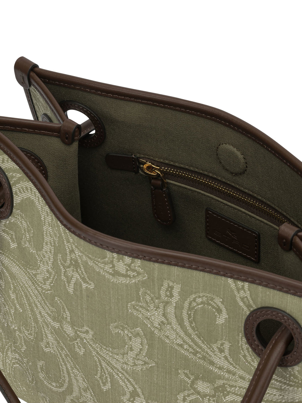 Etro "Shopping Eyes" Medium Shoulder Bag - Green