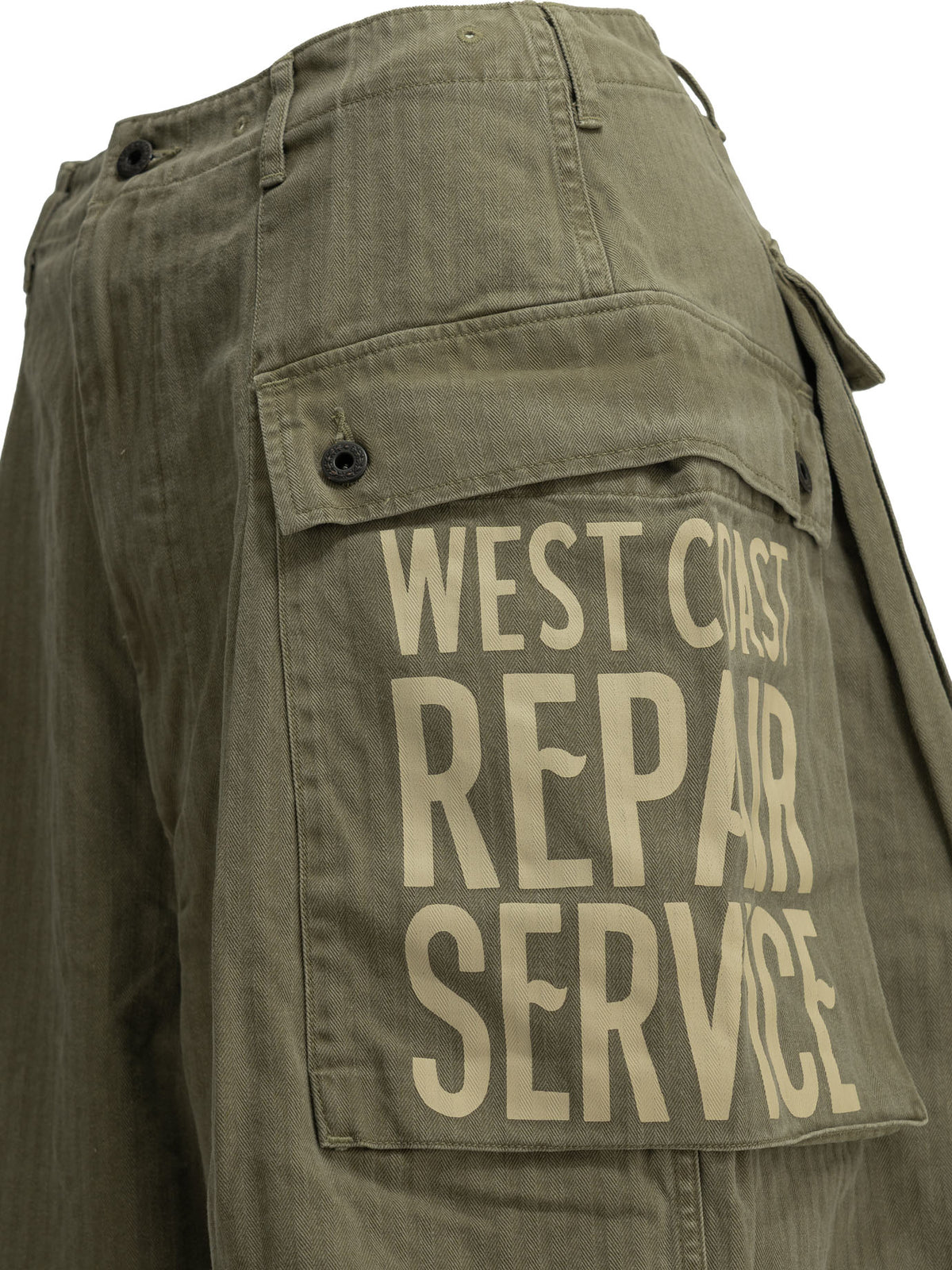 Kapital "Jumbo Monkey" Cargo Shorts - Green