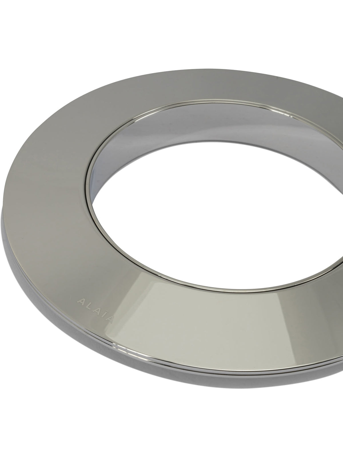 Alaïa "Blade" rigid bracelet - Silver