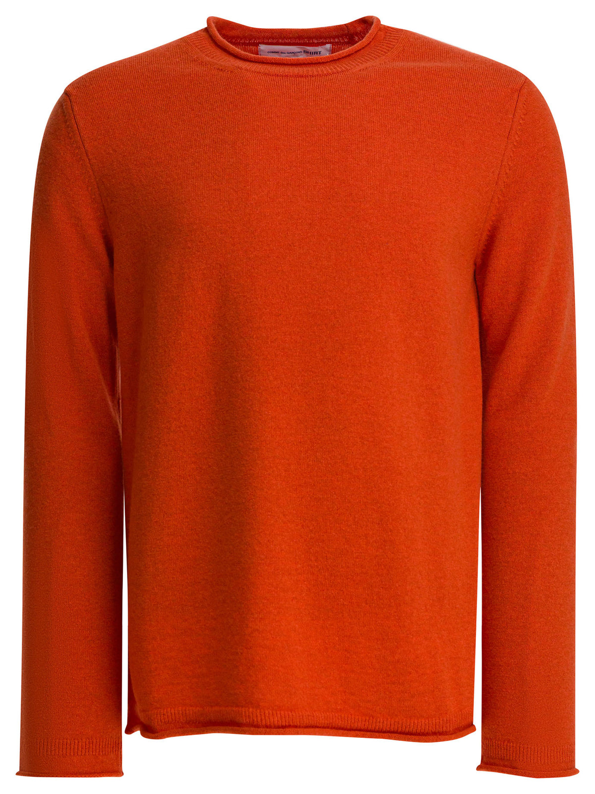 Comme des Garçons SHIRT Wool crewneck sweater - Orange