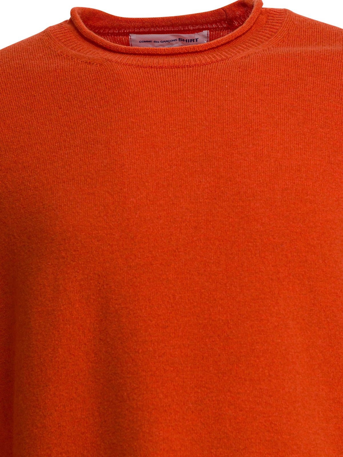 Comme des Garçons SHIRT Wool crewneck sweater - Orange