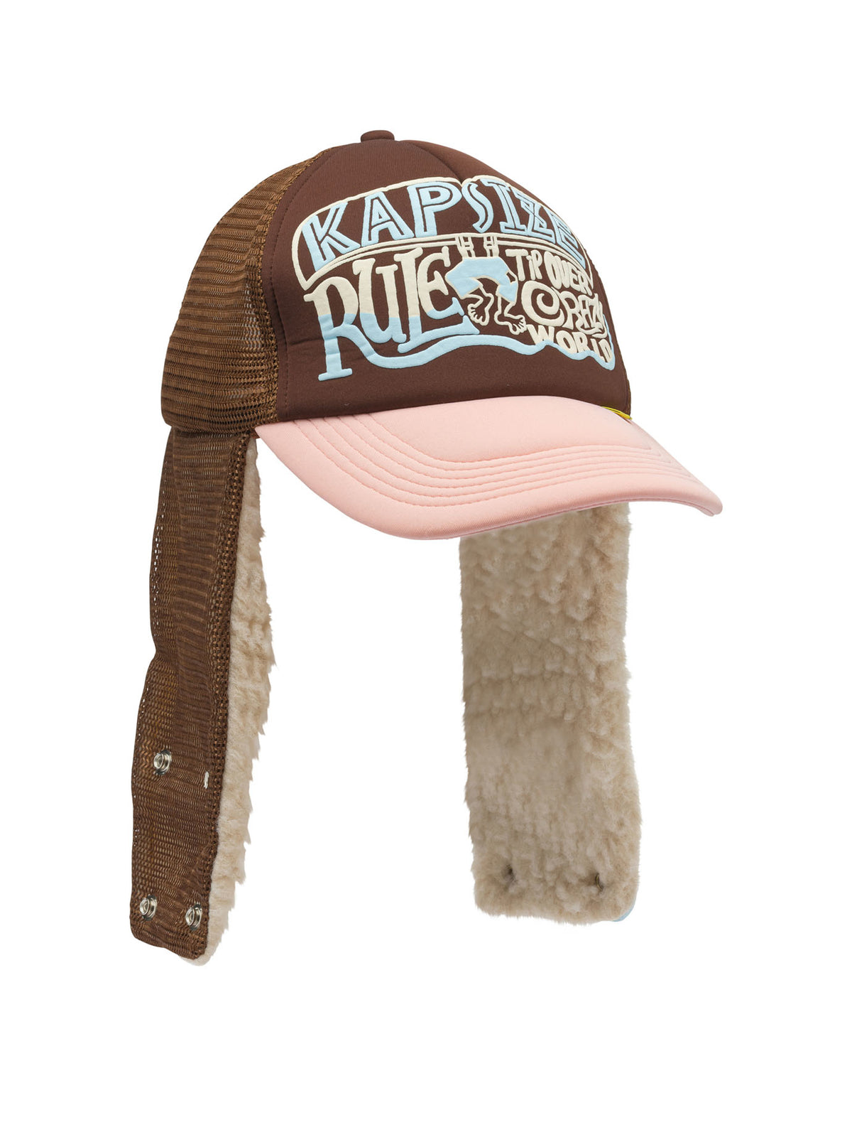 Kapital "Kapsize Rule" trucker hat - Brown