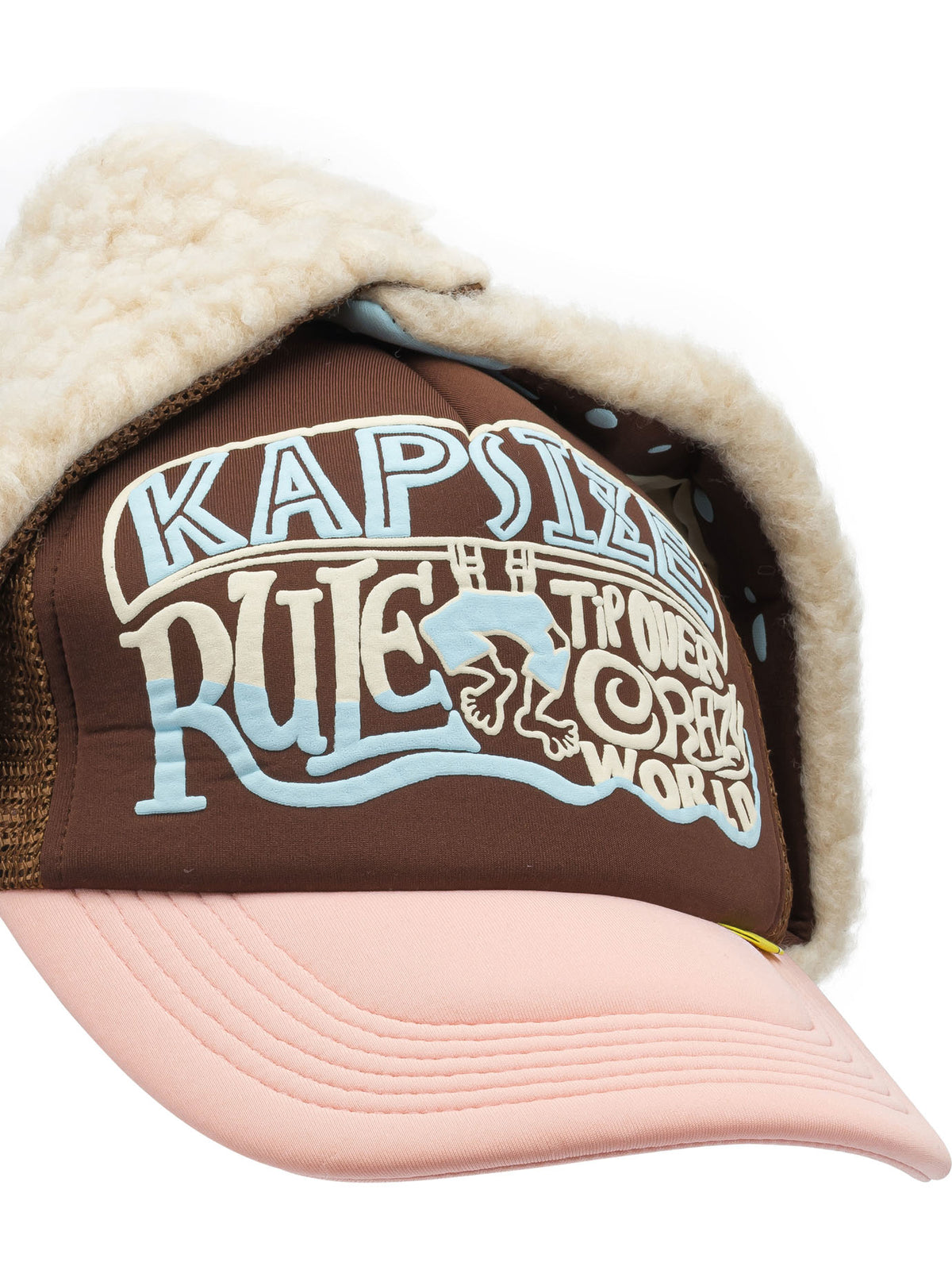 Kapital "Kapsize Rule" trucker hat - Brown