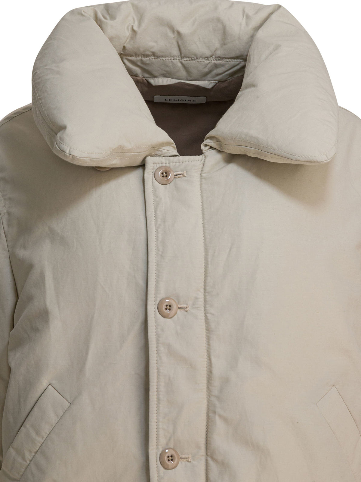 Lemaire Down jacket filled quilt - White