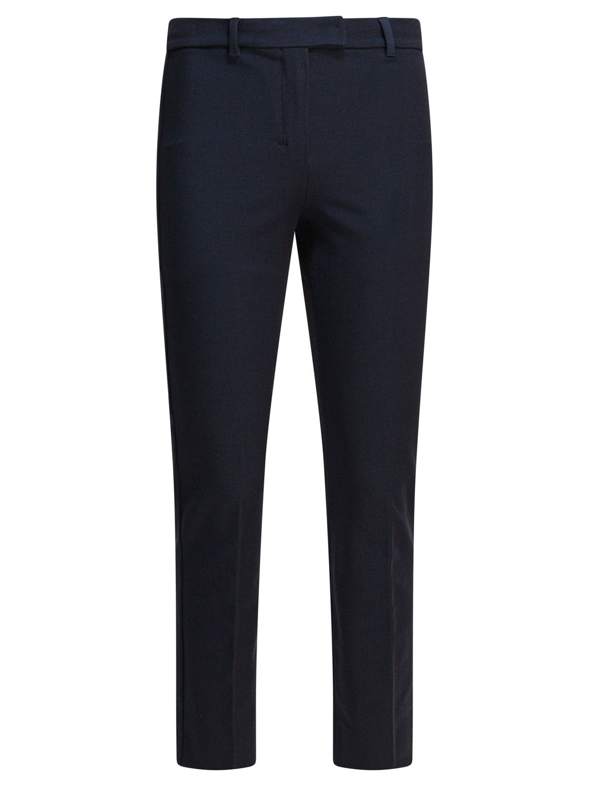 Max Mara Studio Stretch cotton blend pants - Blue