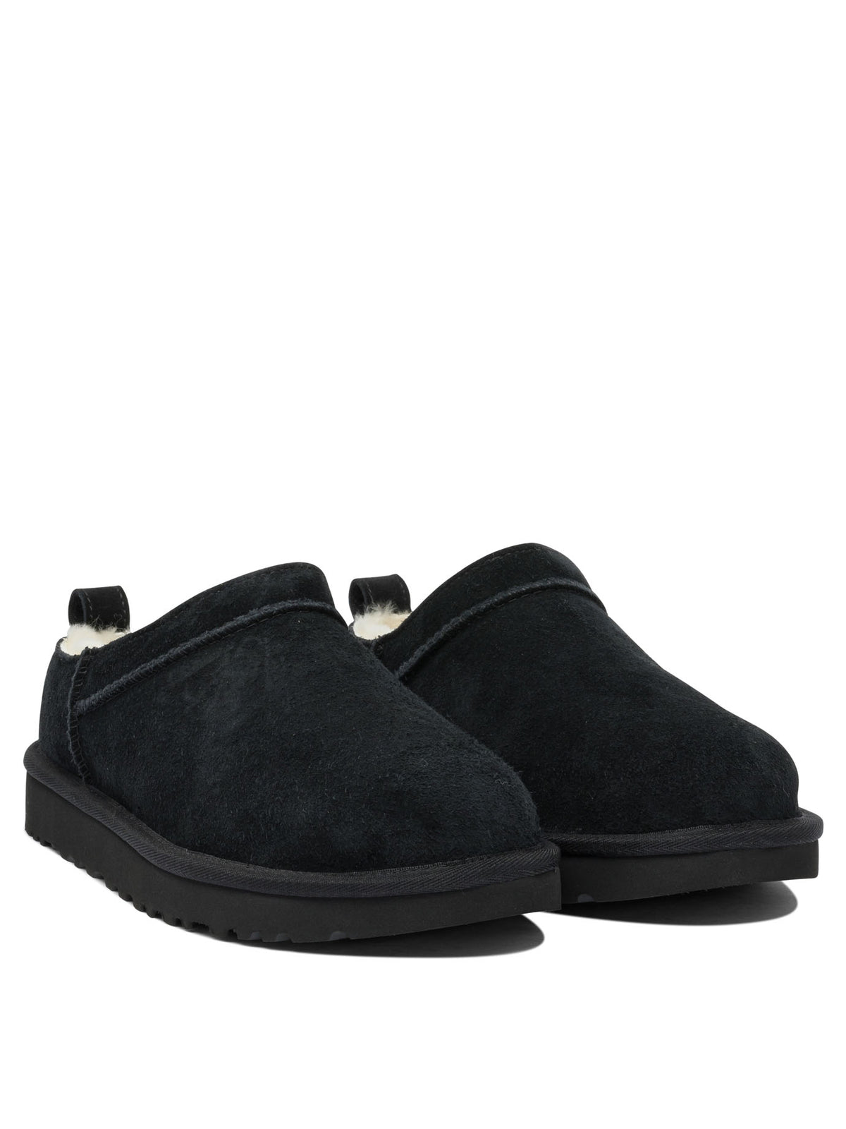 UGG "Classic Micro" Pull-On Ankle Boots - Black