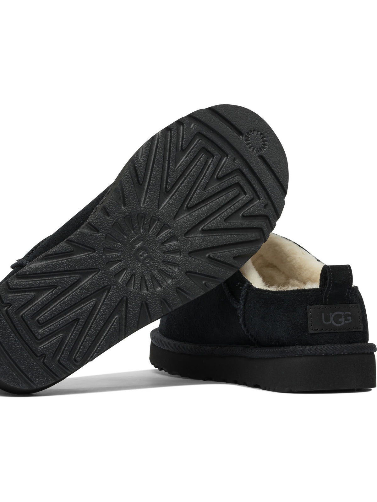 UGG "Classic Micro" Pull-On Ankle Boots - Black