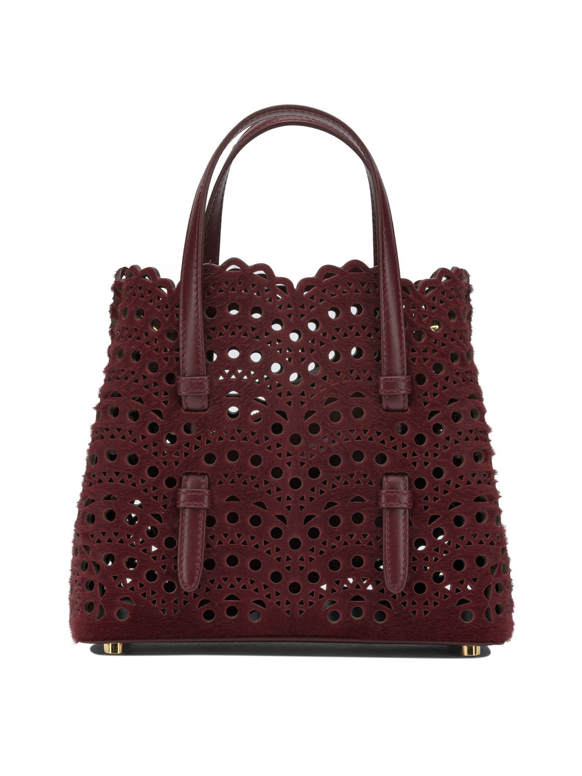 Alaïa "Mina 20" Small Handbag - Burgundy