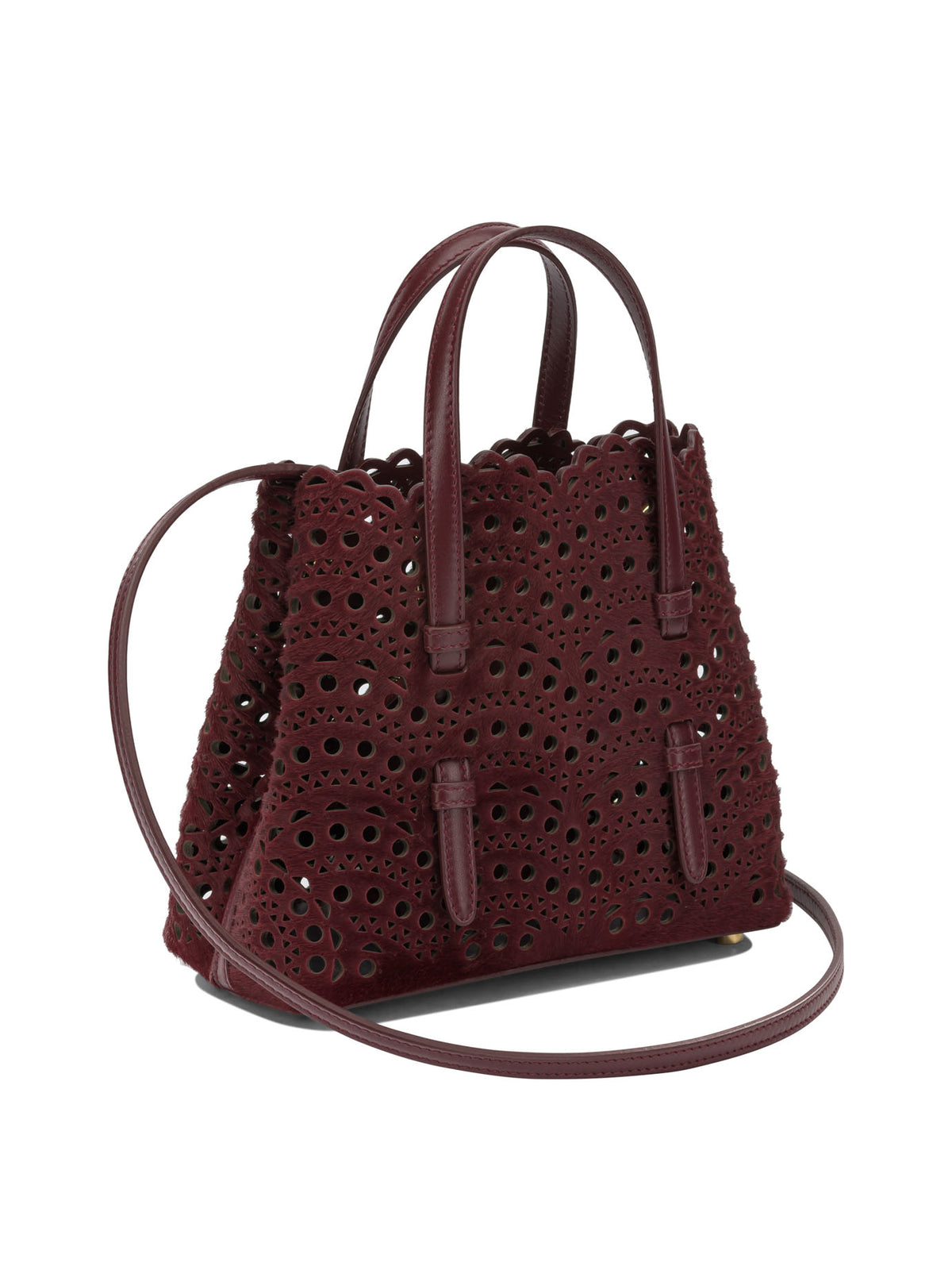 Alaïa "Mina 20" Small Handbag - Burgundy