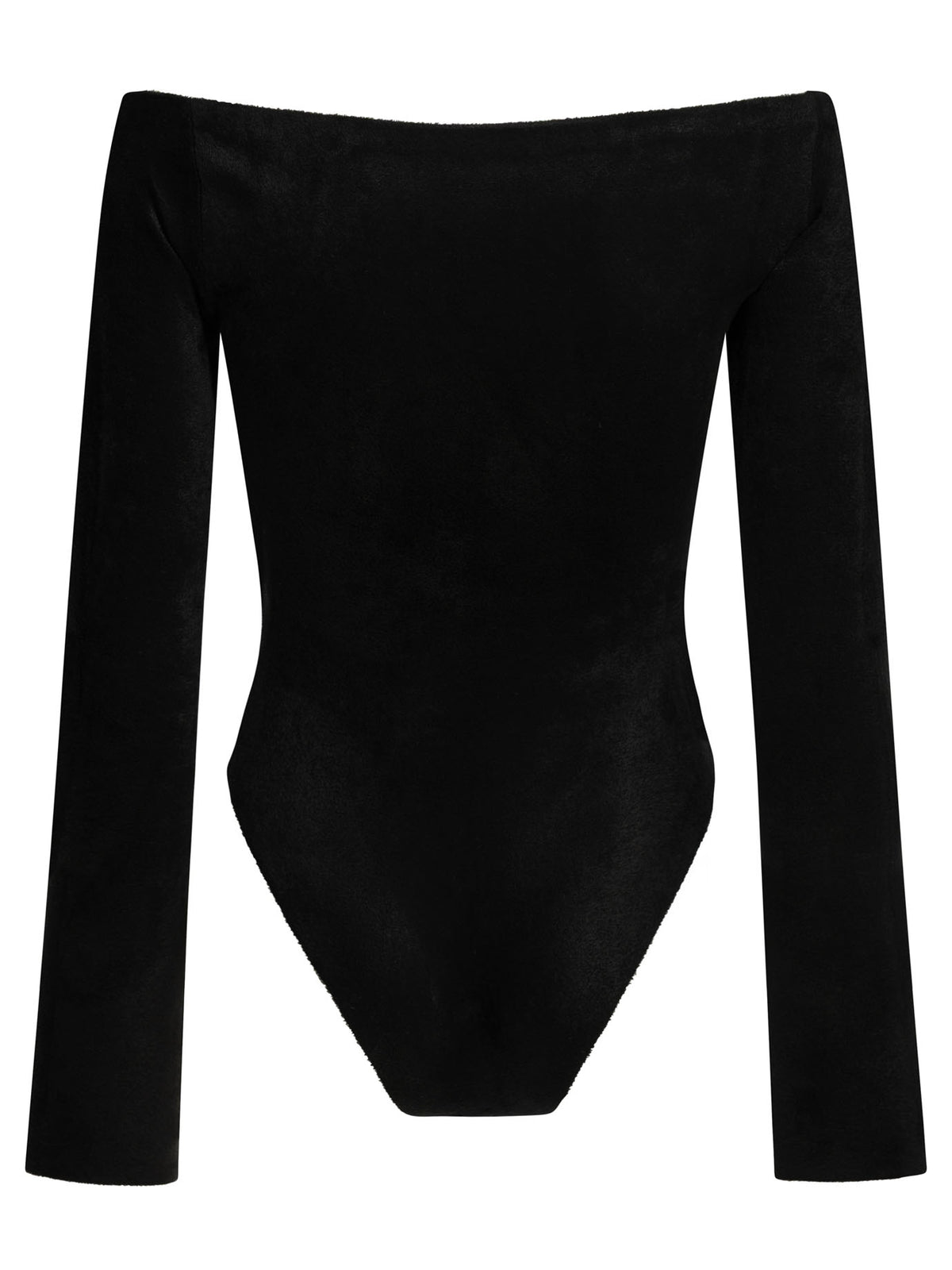 Alaïa Velvet Shaping Bodysuit - Black