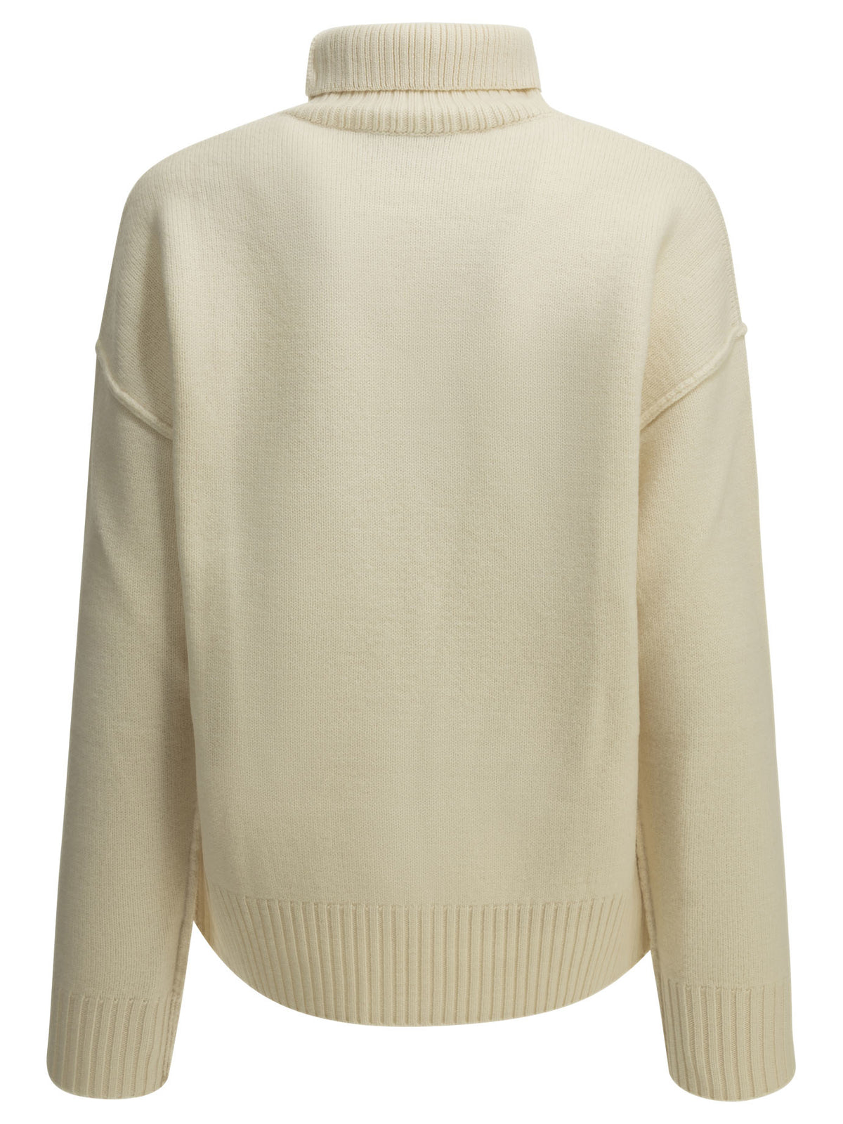 Ami Paris "Ami de Coeur" Turtleneck Sweater - White