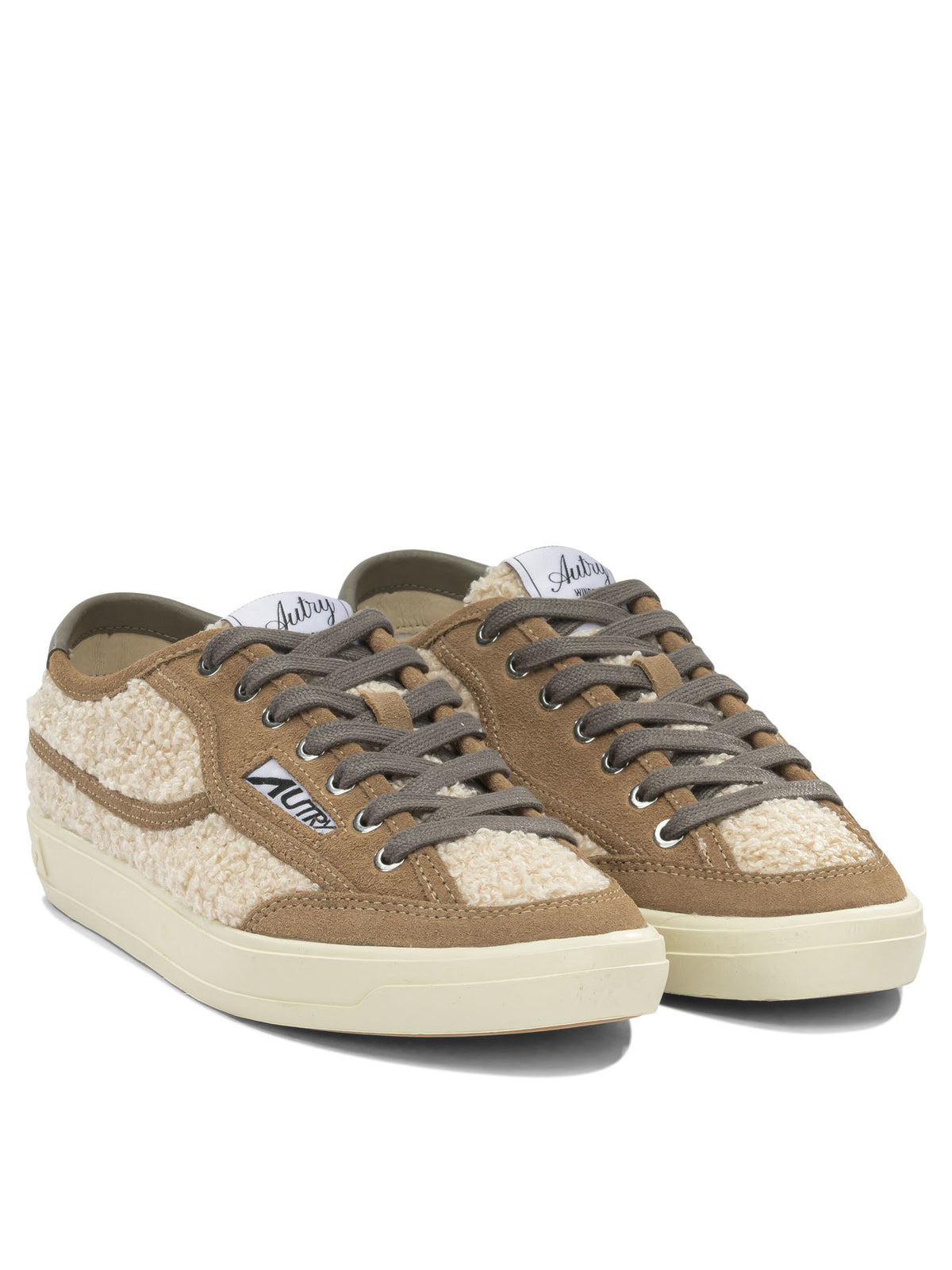 Autry "Windscape" Low-Top Sneakers - Beige