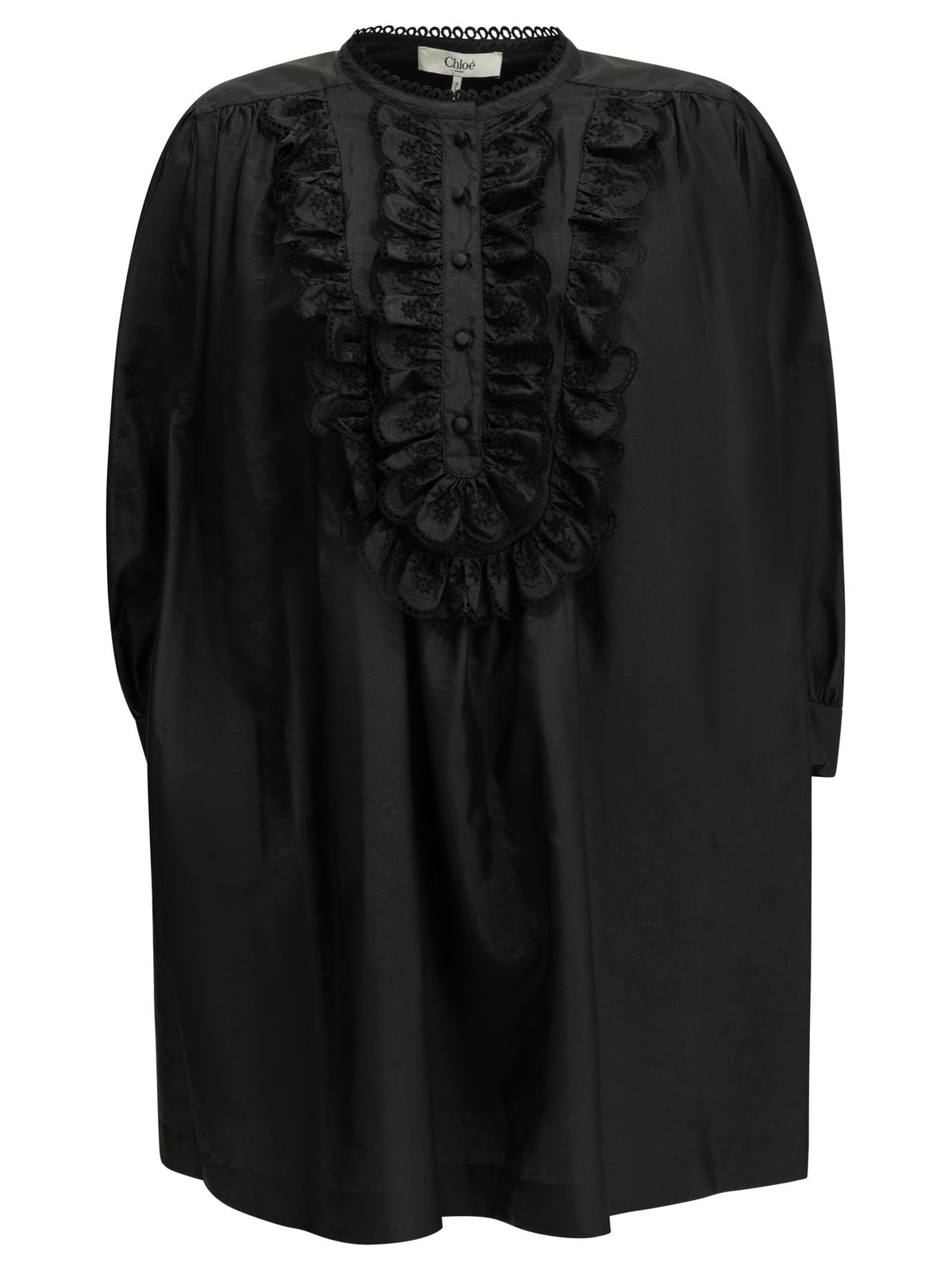 Chloé Short taffeta dress - Black