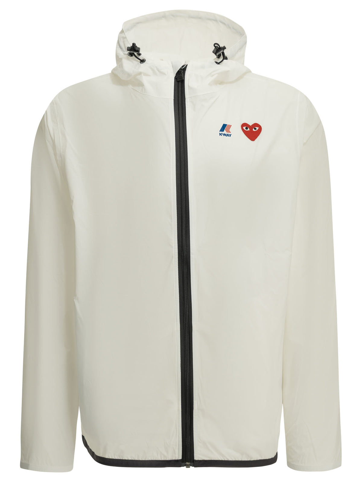 Comme des Garçons PLAY "Comme des Garçons Play x K-Way" Raincoat - White