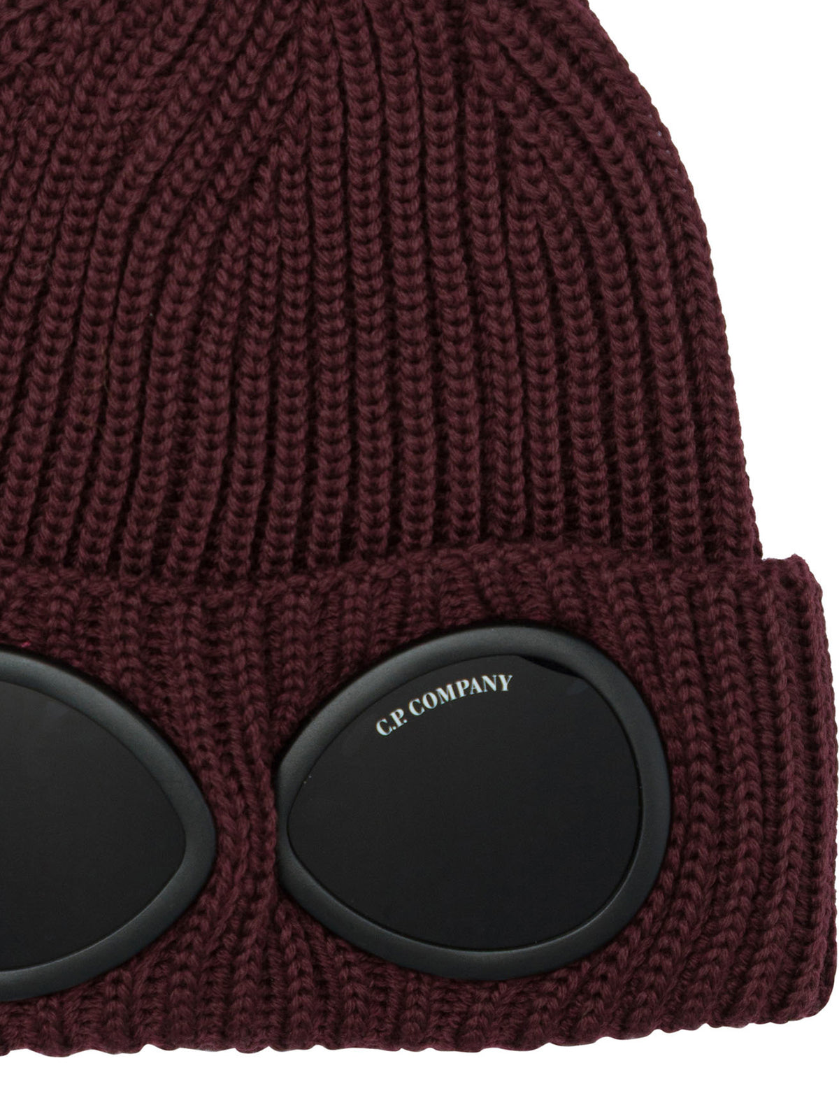 C.P. Company "Goggle" Beanie - Burgundy