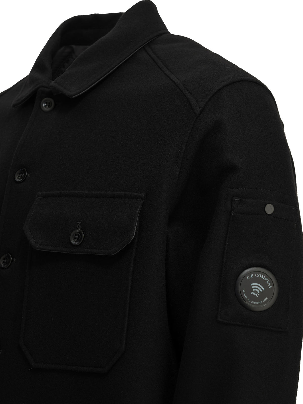 C.P. Company "Lens" Overshirt Jacket - Black