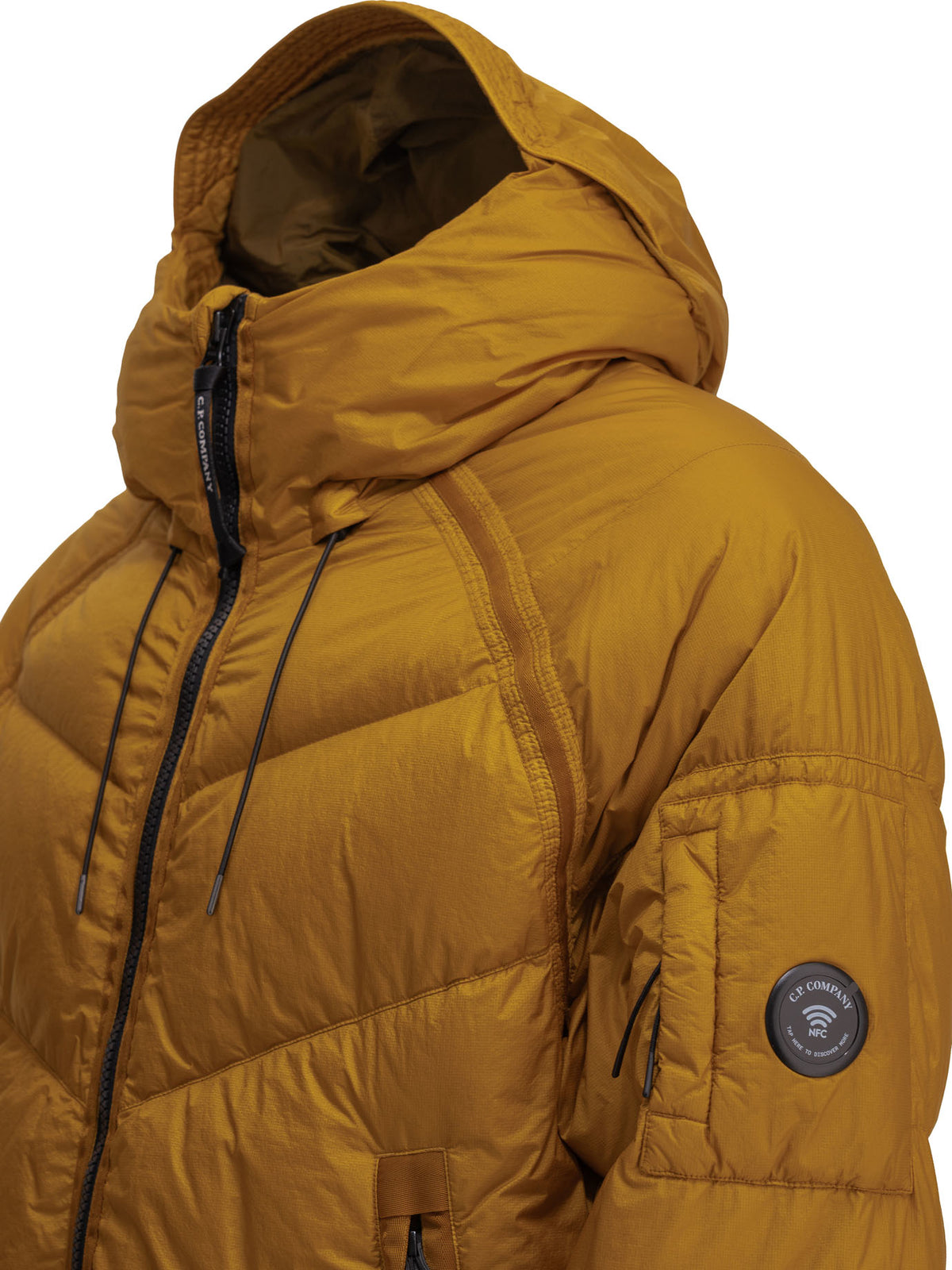 C.P. Company "Down Shield" Short Down Jacket - Yellow