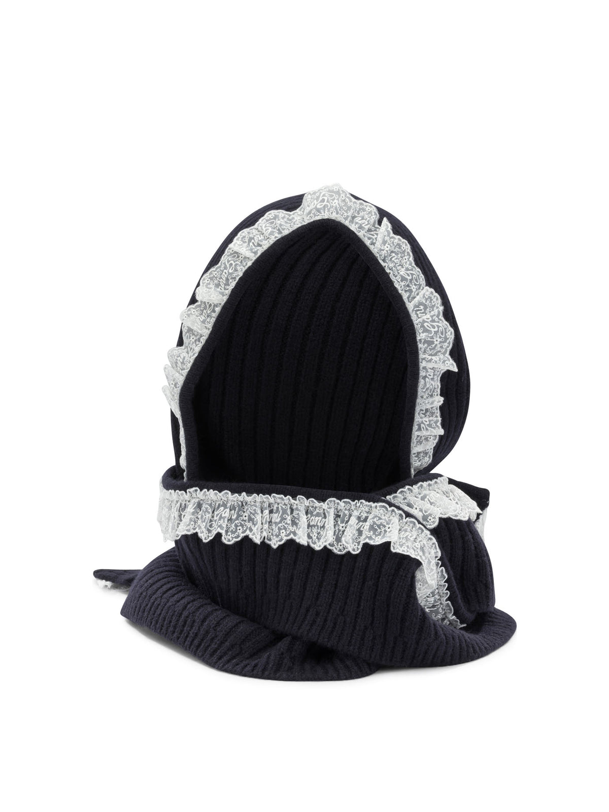 Ganni Wool balaclava - Blue