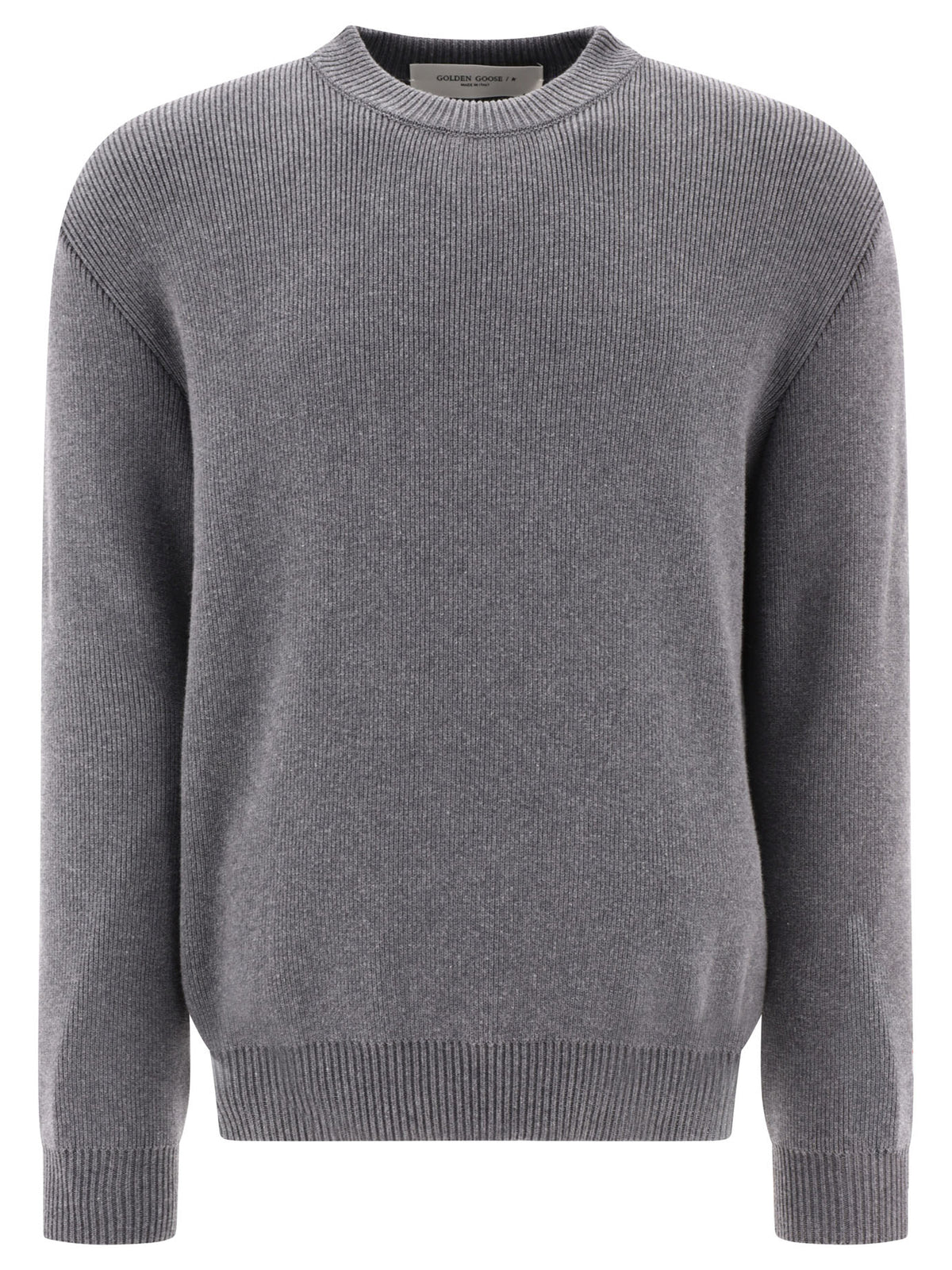 Golden Goose Crew-neck sweater with logo - Grey
