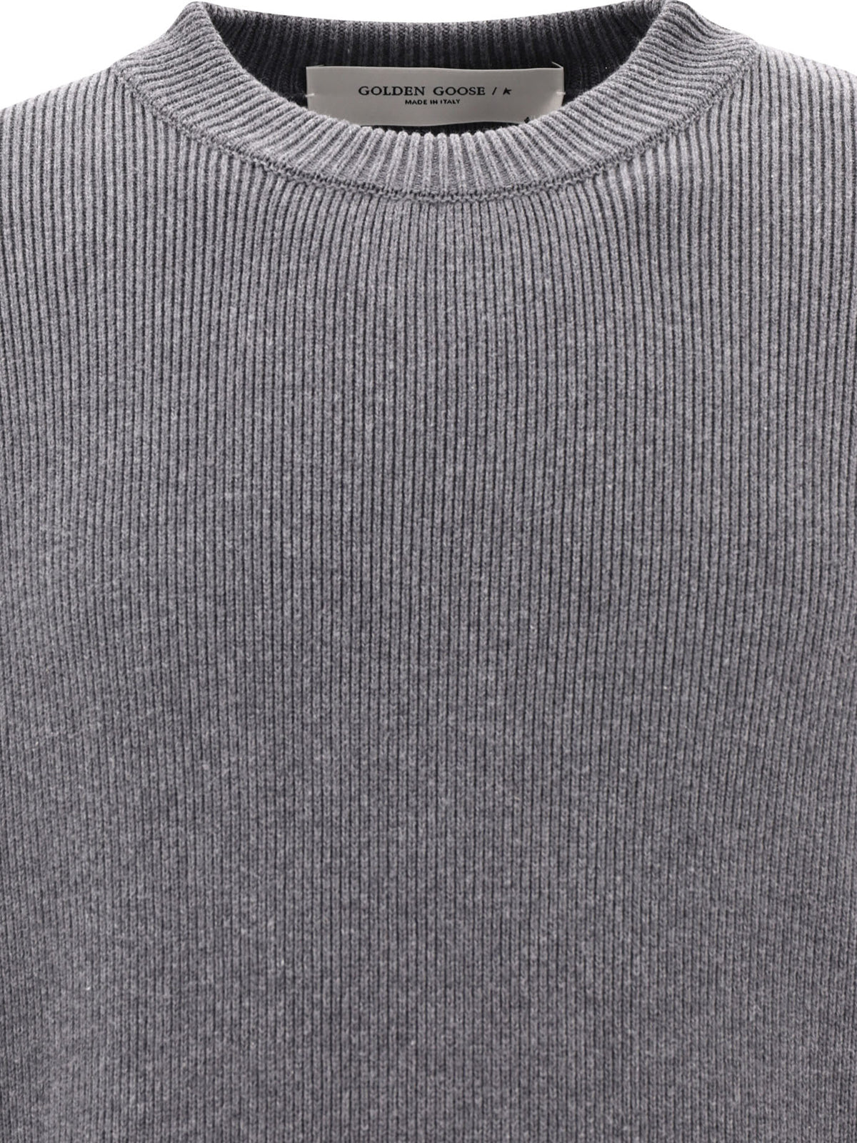 Golden Goose Crew-neck sweater with logo - Grey