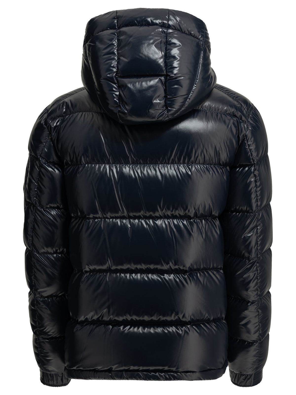 Herno Short down jacket with logo - Blue