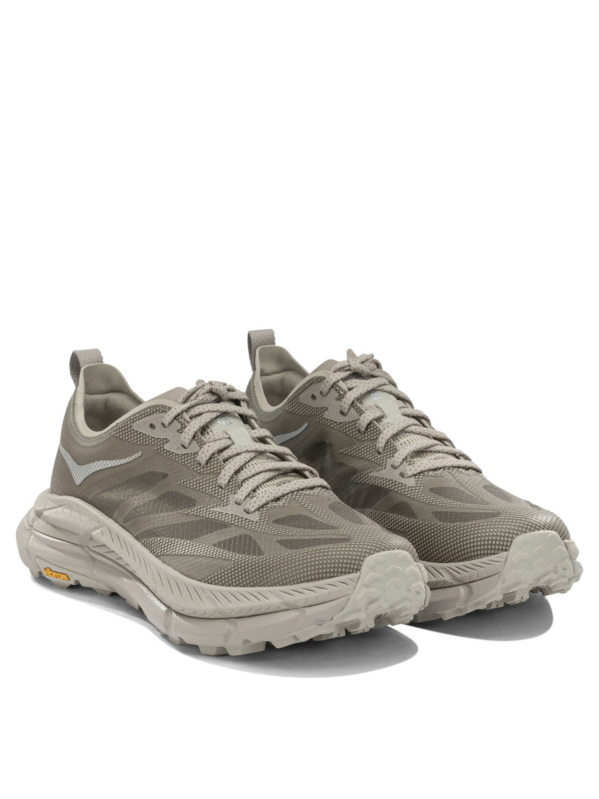 Hoka "Mafate Speed 4 Lite" Low-Top Sneakers - Beige
