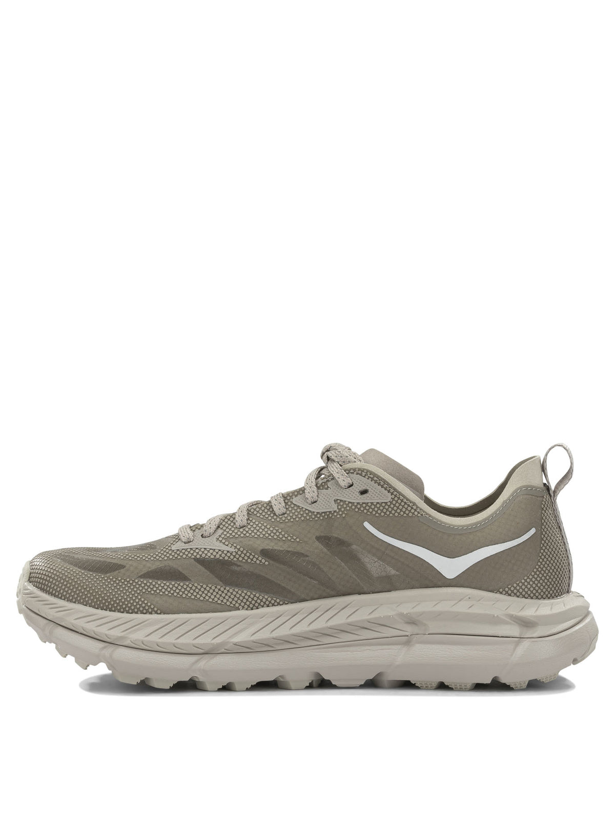 Hoka "Mafate Speed 4 Lite" Low-Top Sneakers - Beige