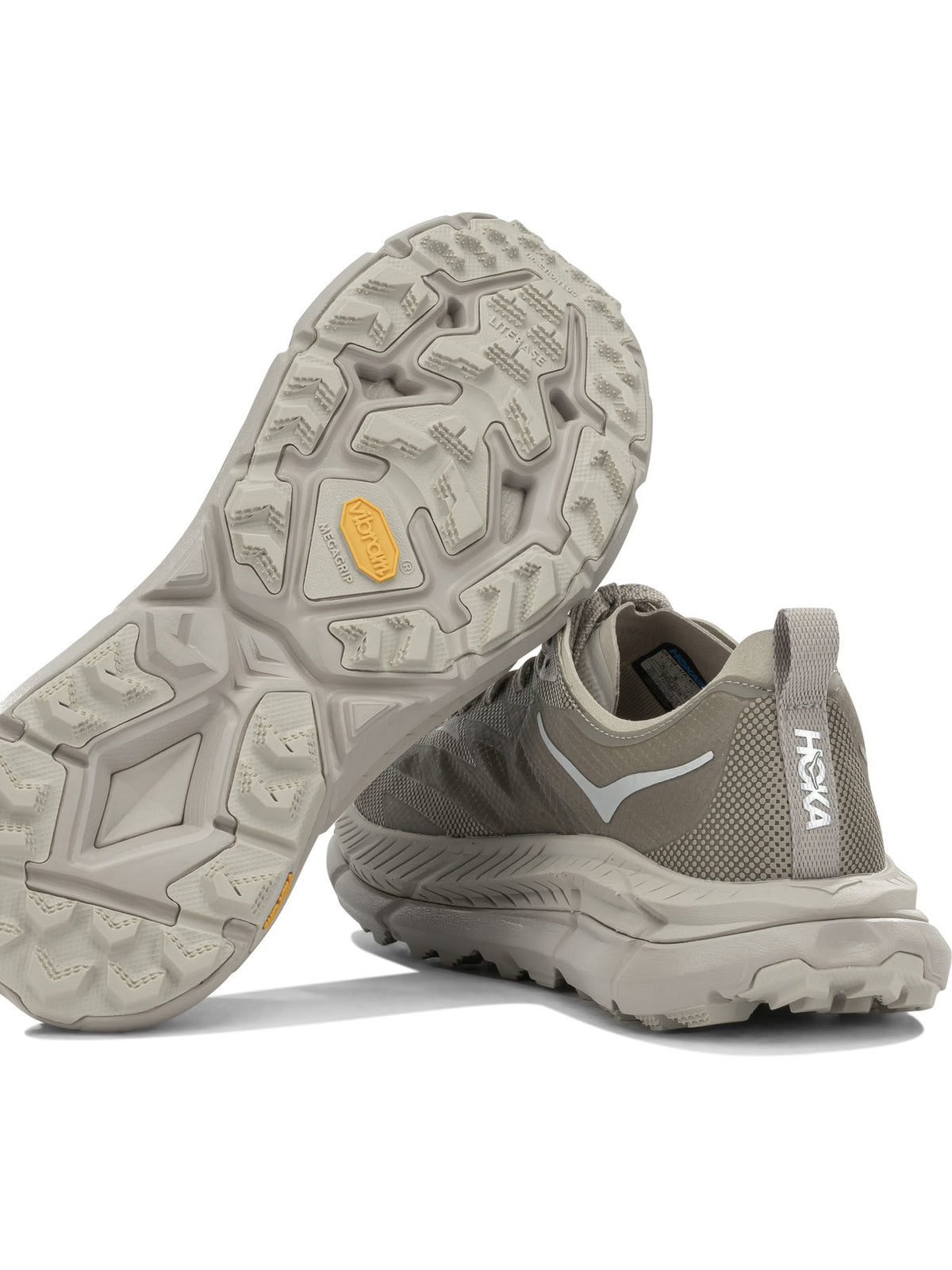 Hoka "Mafate Speed 4 Lite" Low-Top Sneakers - Beige