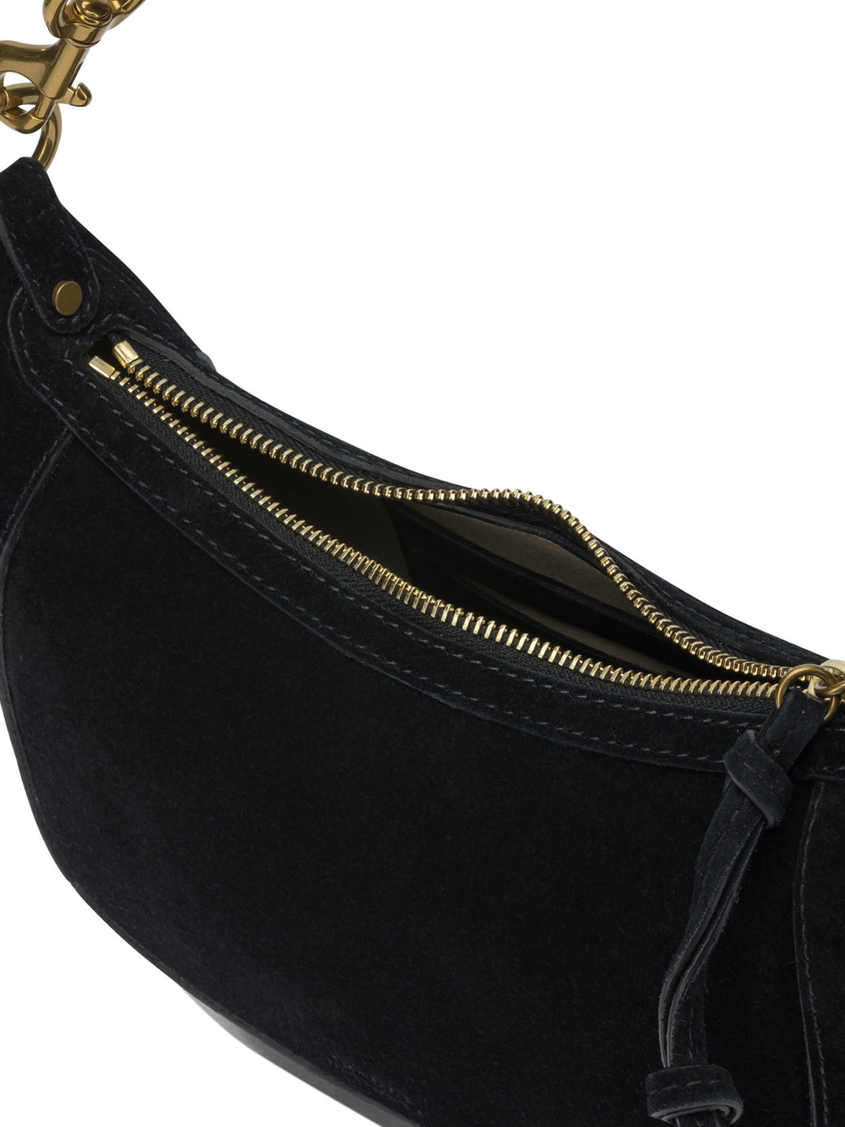 Isabel Marant "Oskan Moon" small shoulder bag - Black