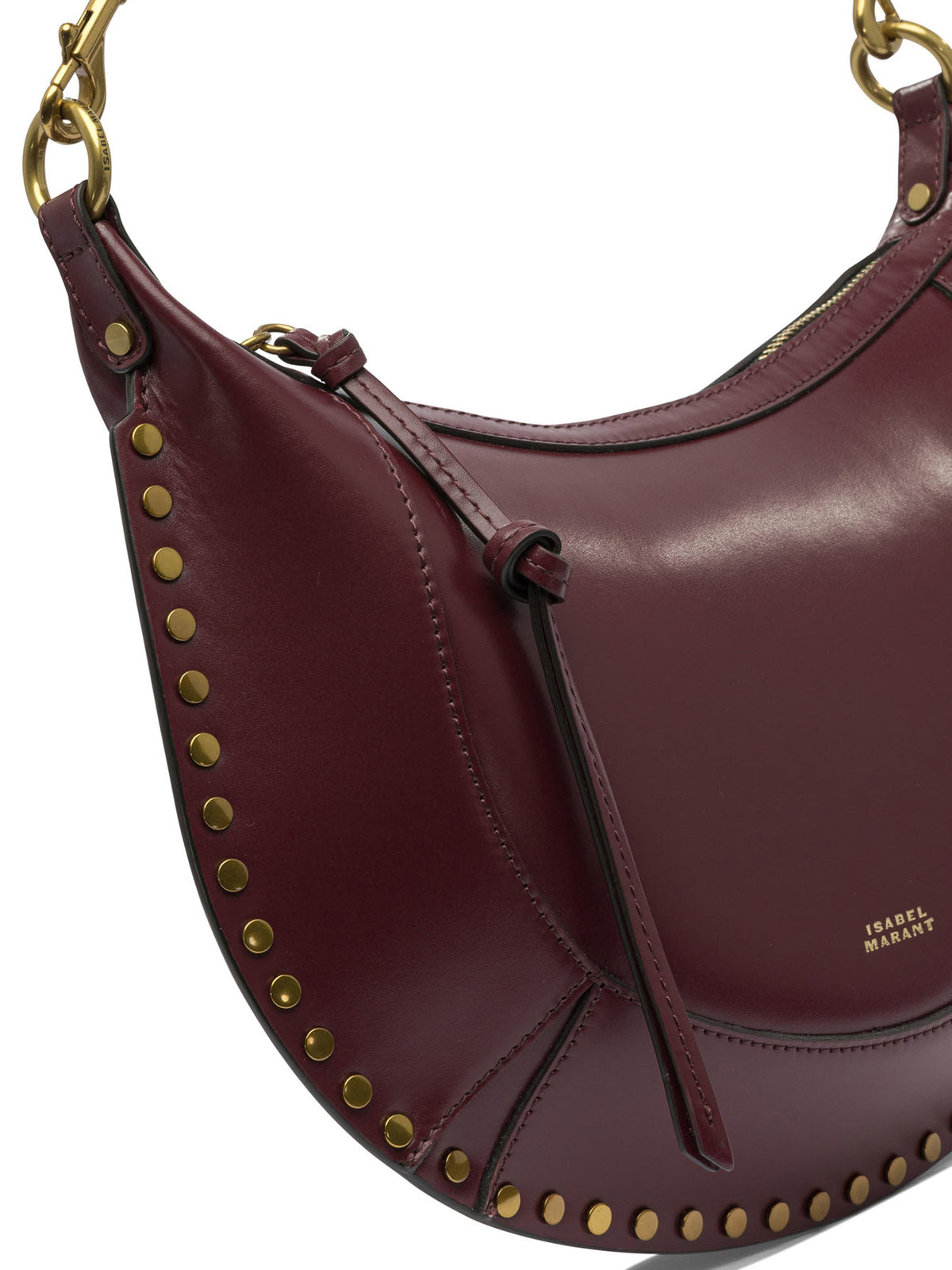 Isabel Marant "Naoko" medium shoulder bag - Burgundy