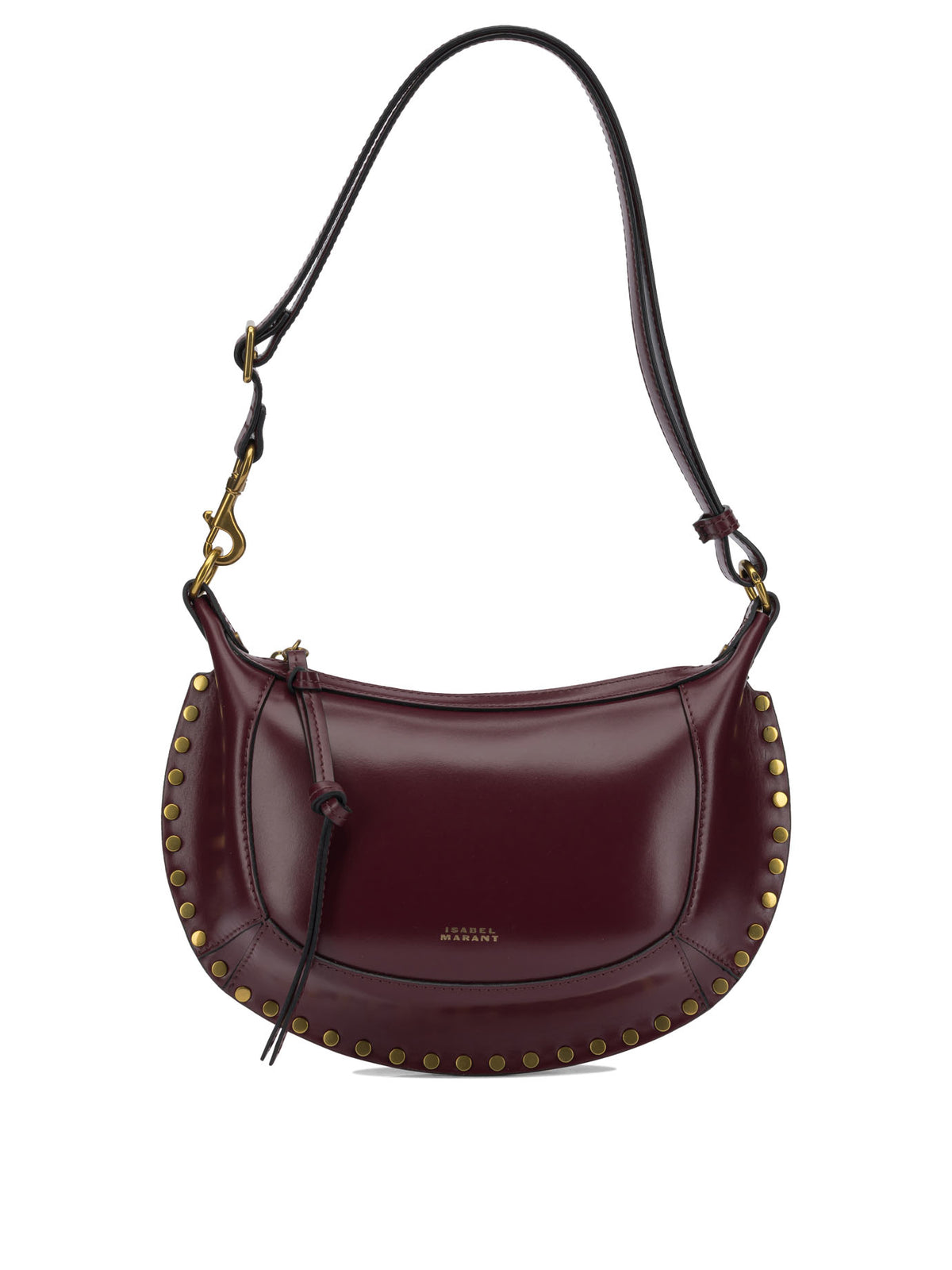 Isabel Marant "Oskan Moon" small shoulder bag - Burgundy