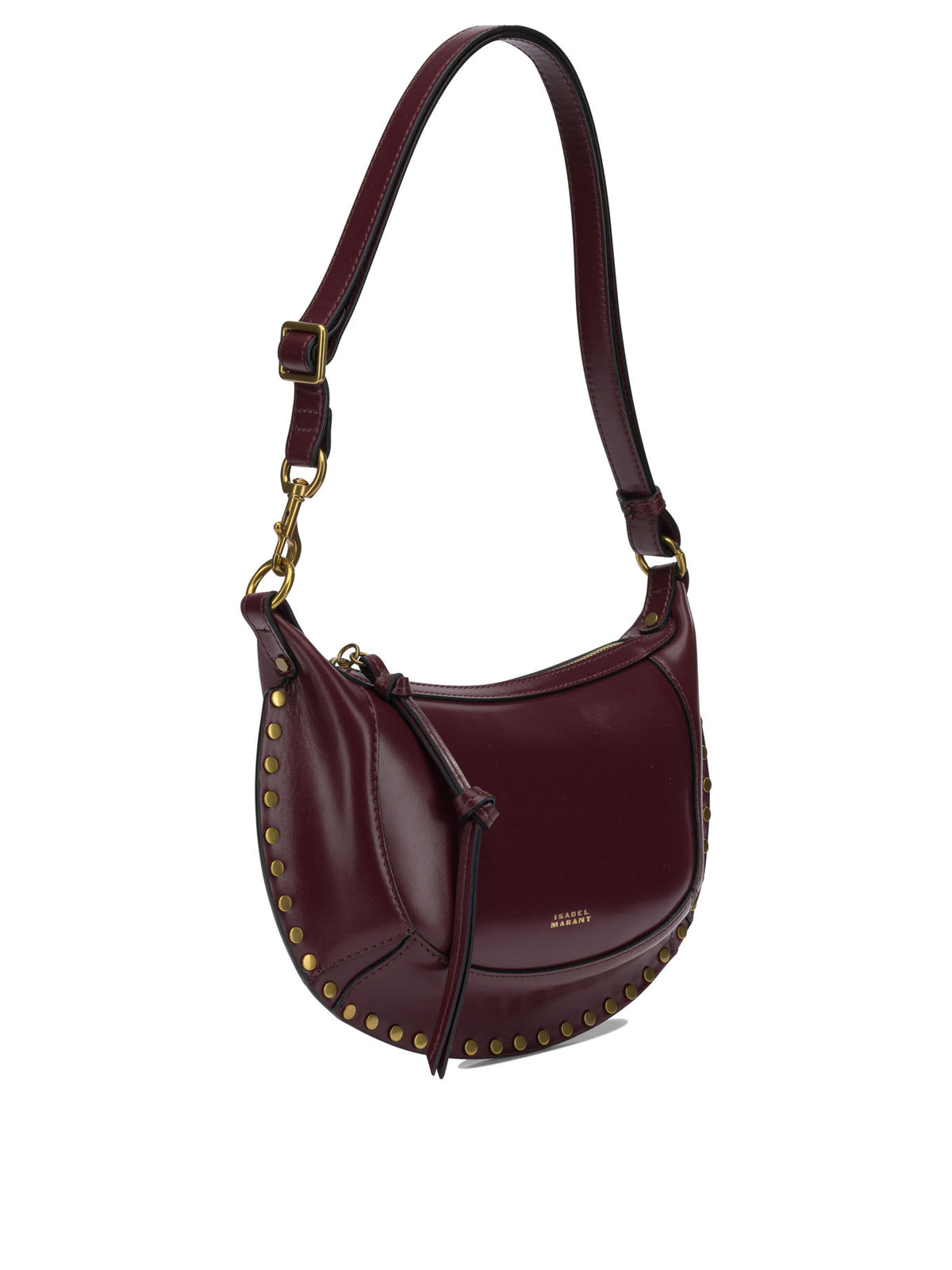 Isabel Marant "Oskan Moon" small shoulder bag - Burgundy