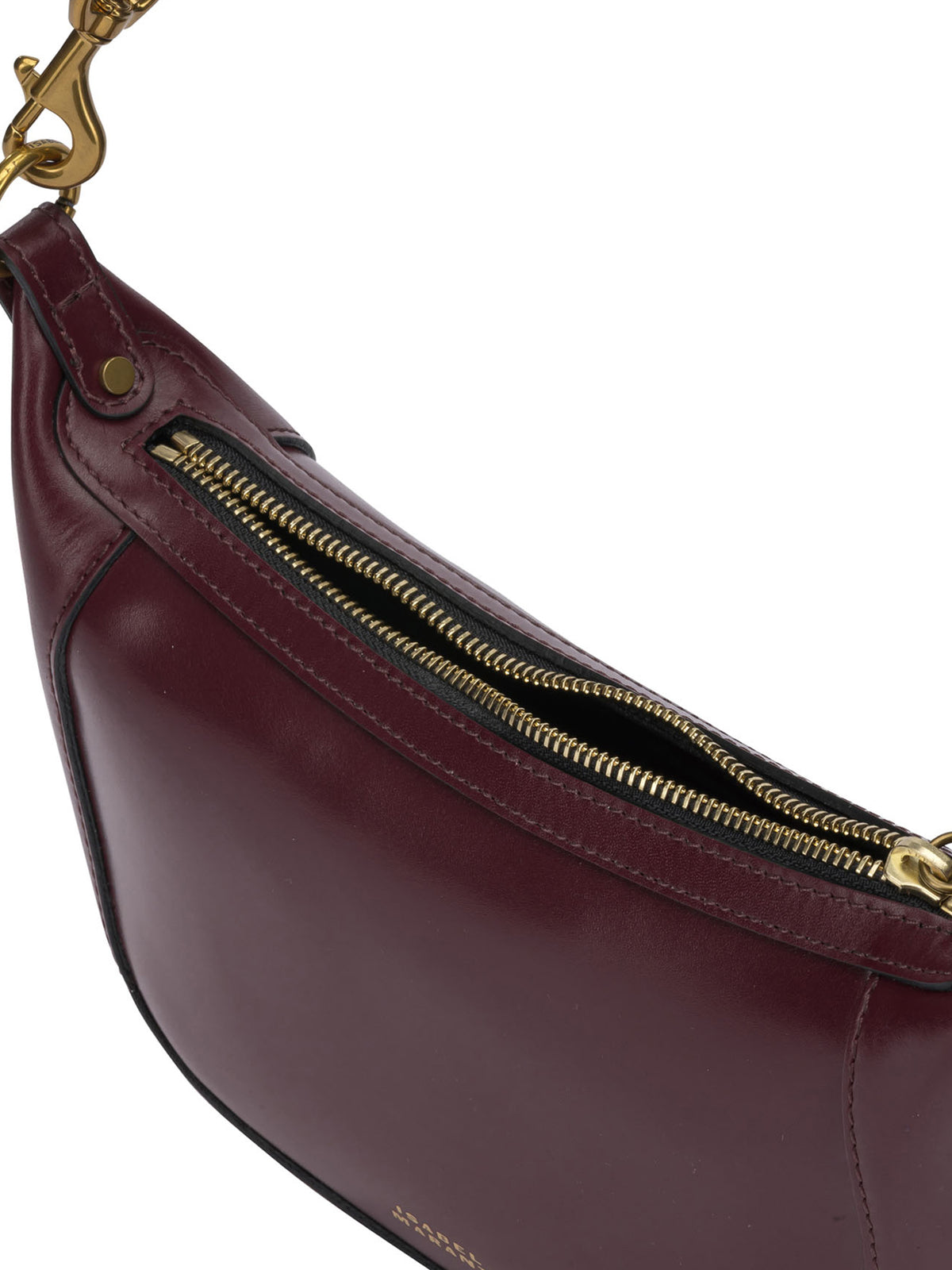 Isabel Marant "Oskan Moon" small shoulder bag - Burgundy