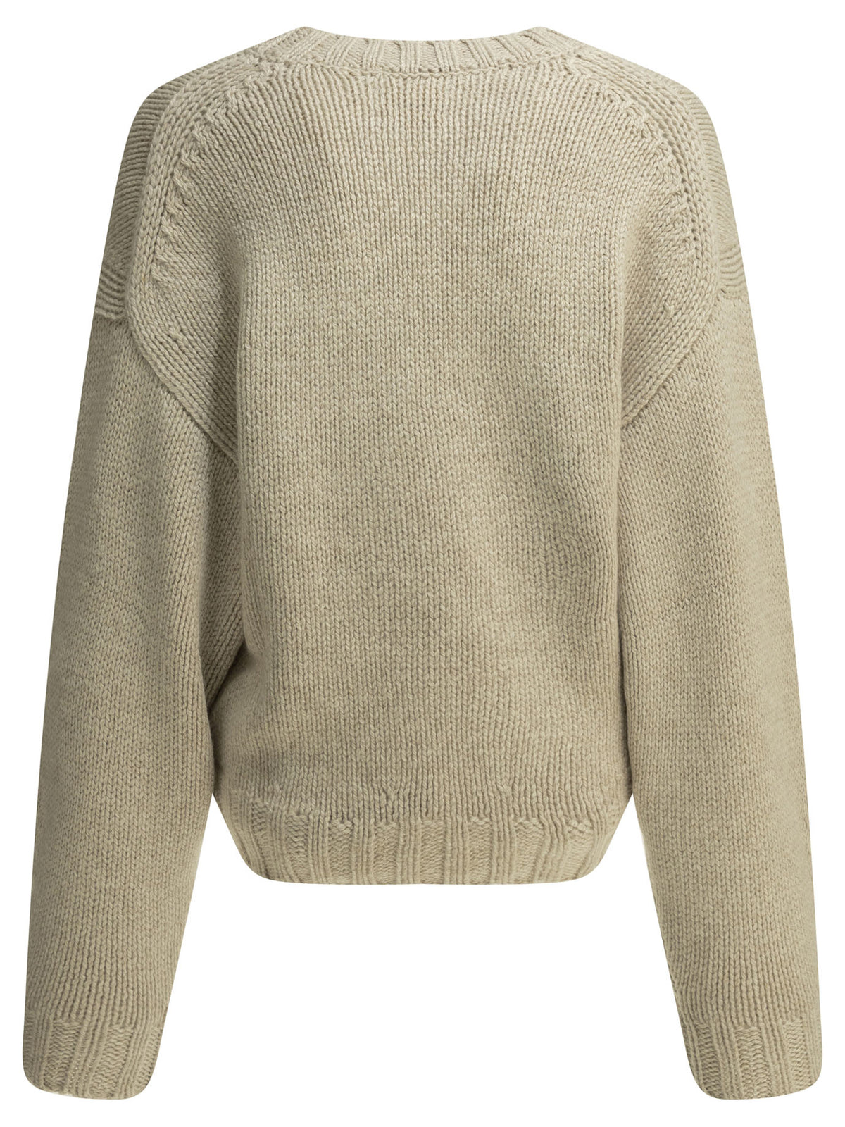 Khaite "Gemma" Crew-Neck Sweater - White