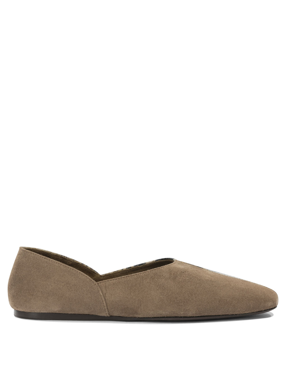 Khaite "Jane" Classic ballet flats - Brown