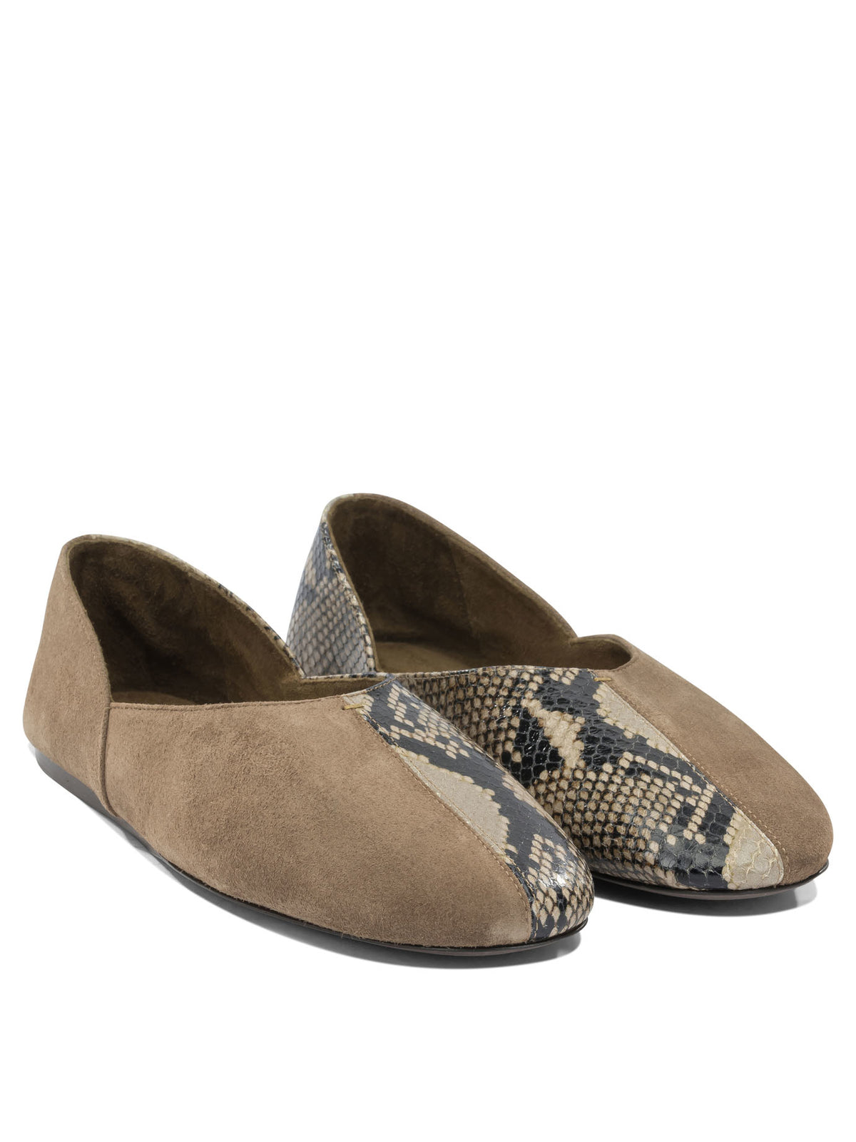 Khaite "Jane" Classic ballet flats - Brown