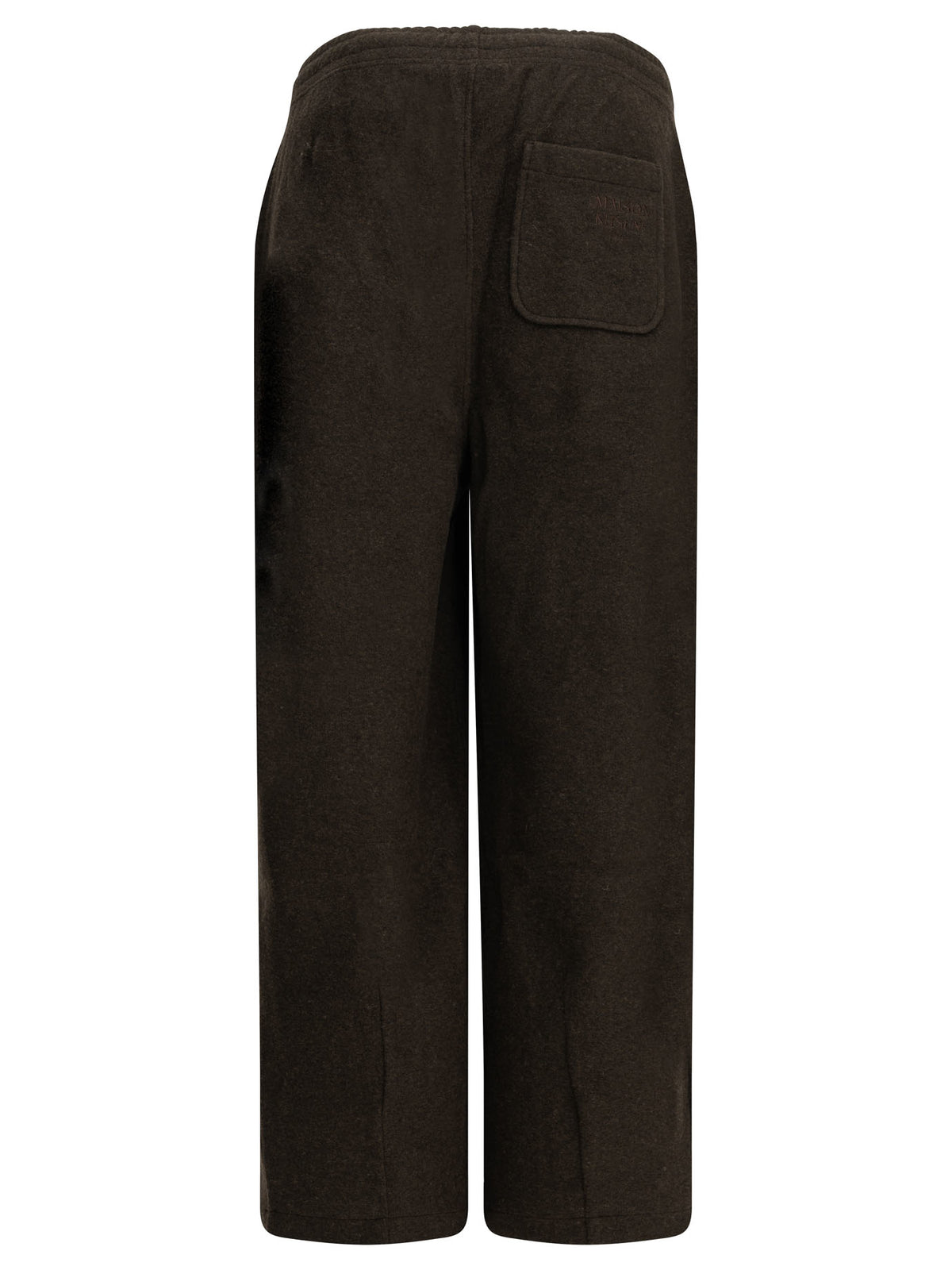 Maison Kitsuné Casual fleece pants - Brown