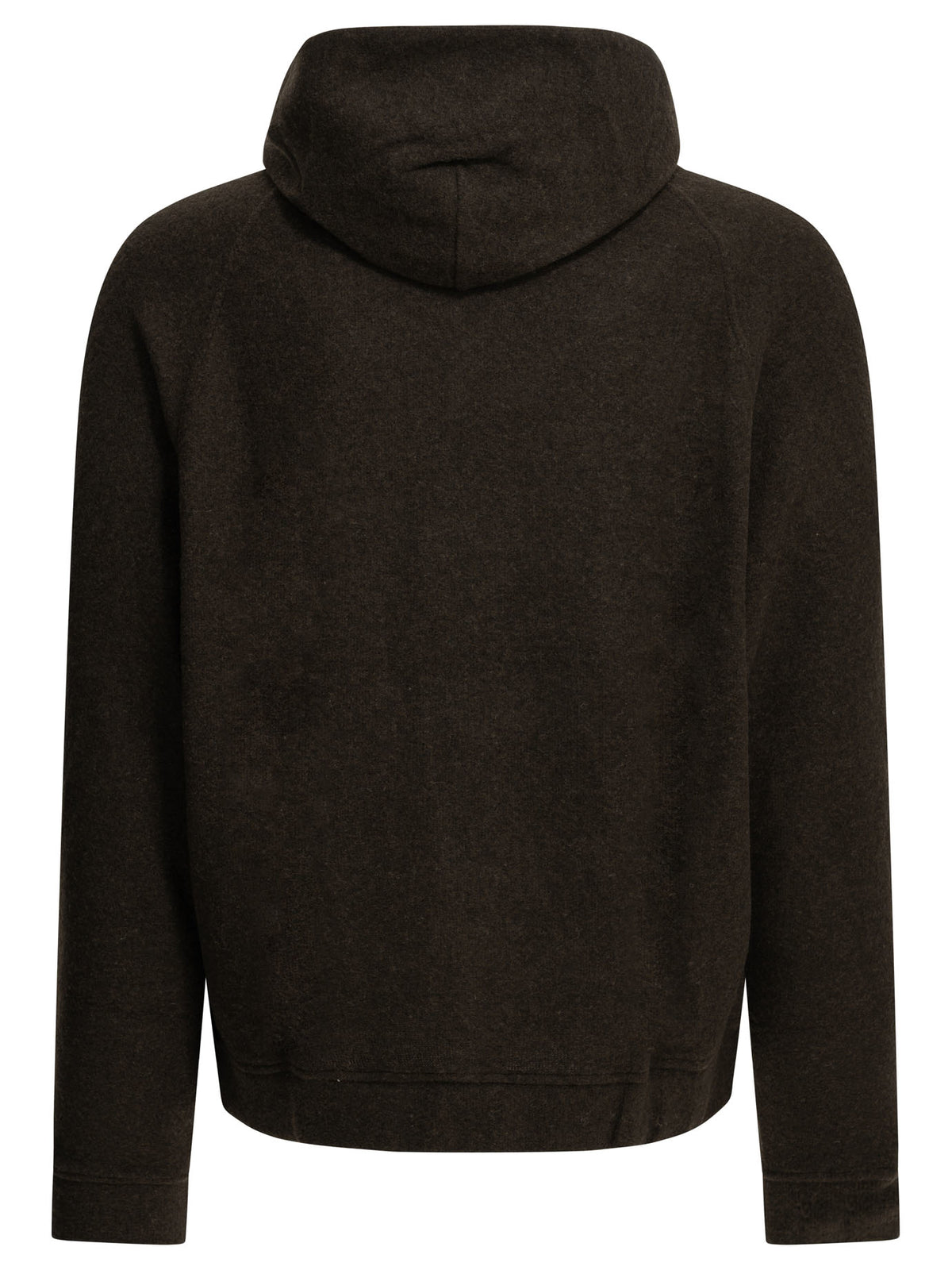 Maison Kitsuné Fleece-blend hooded sweatshirt - Brown